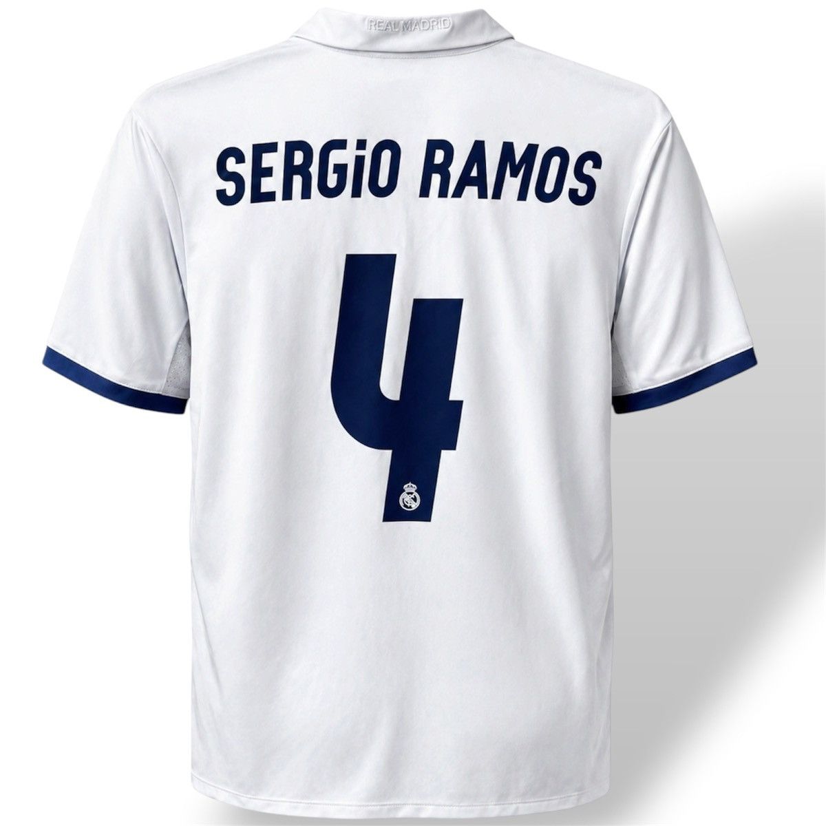 Adidas 2014/15 REAL MADRID #4 SERGIO RAMOS HOME SOCCER JERSEY SHIRT Size US M / EU 48-50 / 2 - 1 Thumbnail