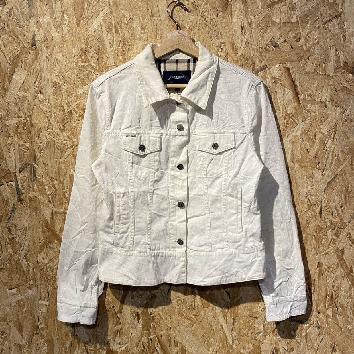Burberry × Vintage Vintage Burberry denim jacket Size M / US 6-8 / IT 42-44 - 1 Thumbnail