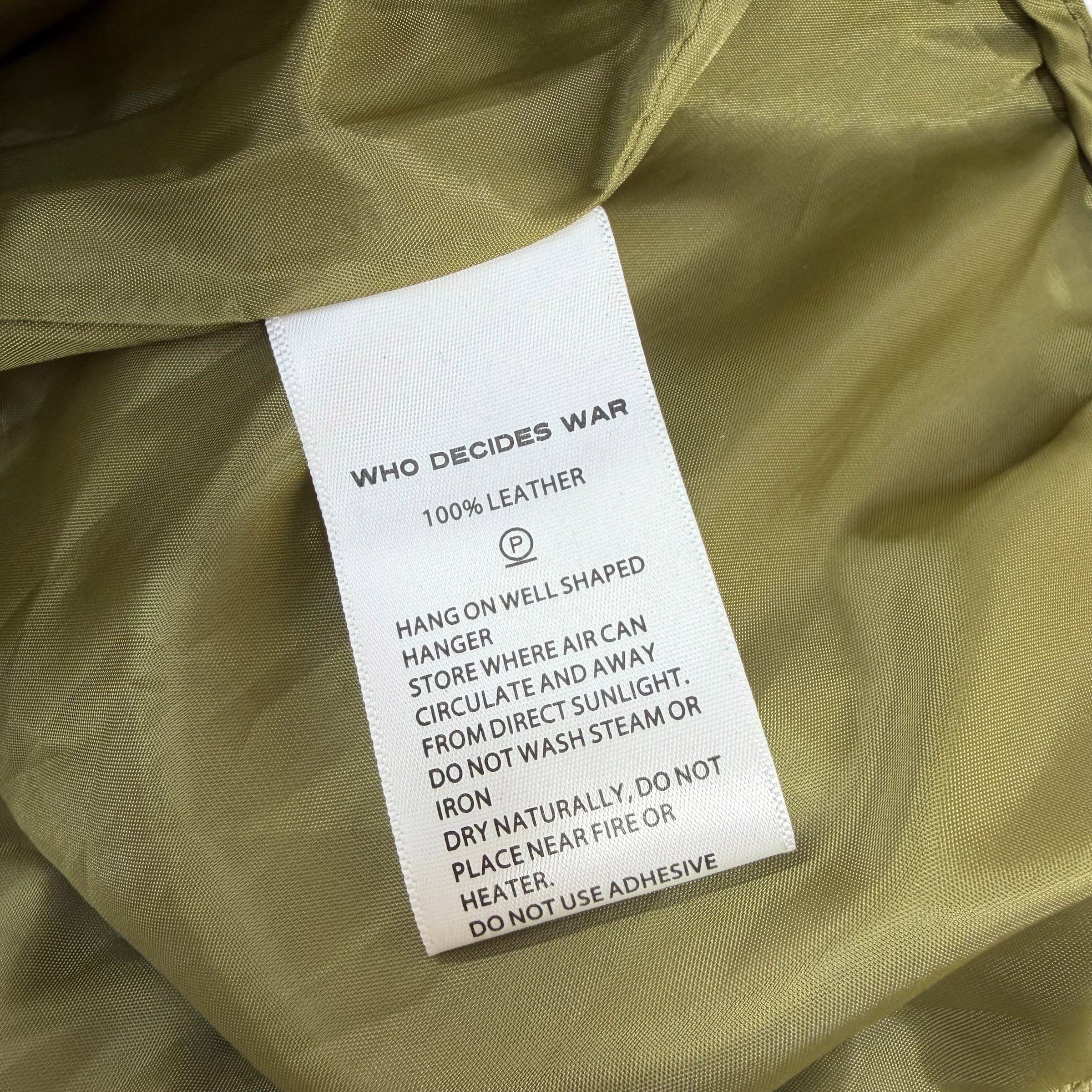 Who Decides War Who Decides War Garden Glass Leather Pants 30 Size US 30 / EU 46 - 8 Thumbnail