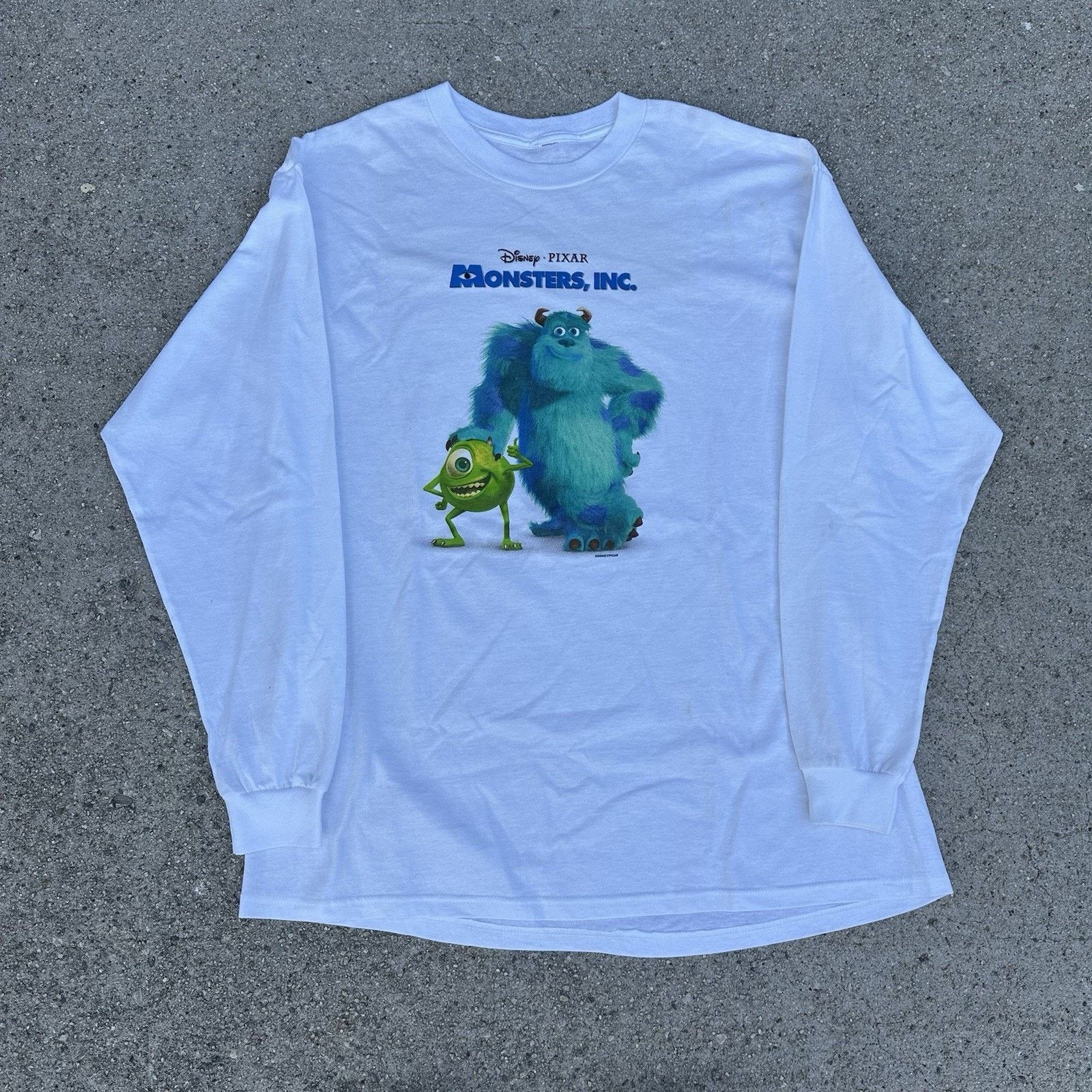 Disney × Vintage Vintage 2001 Disney Monsters Inc. Movie Longsleeve Shirt Size US XL / EU 56 / 4 - 2 Thumbnail
