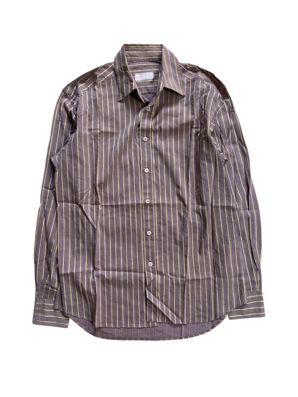 Prada VINTAGE PRADA STRIPED BUTTON DOWN SHIRT Size US XL / EU 56 / 4 - 1 Thumbnail