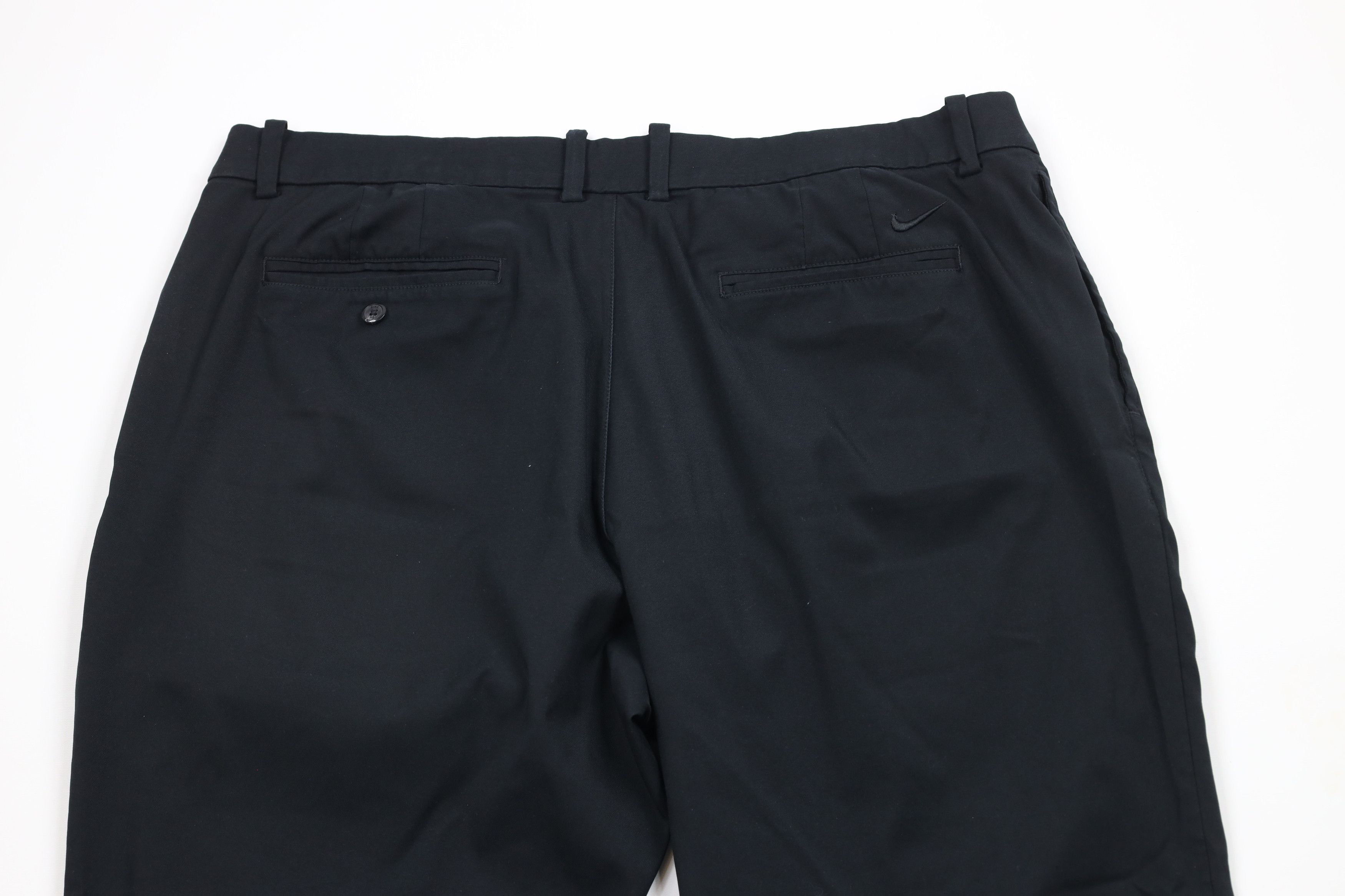 Nike × Vintage Nike Golf Wide Leg Stretch Tech Golfing Chino Pants Black Size US 42 / EU 58 - 8 Thumbnail