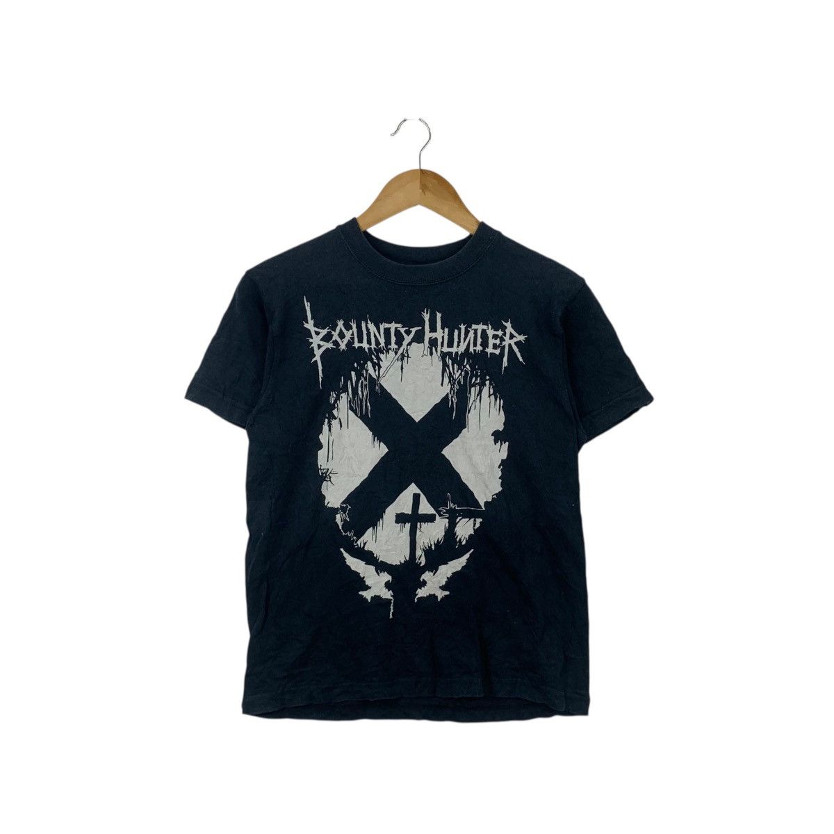 Bounty Hunter Vintage BOUNTY HUNTER Hikaru Iwanaga Cross Horror Tee Shirt Size S / US 4 / IT 40 - 1 Thumbnail