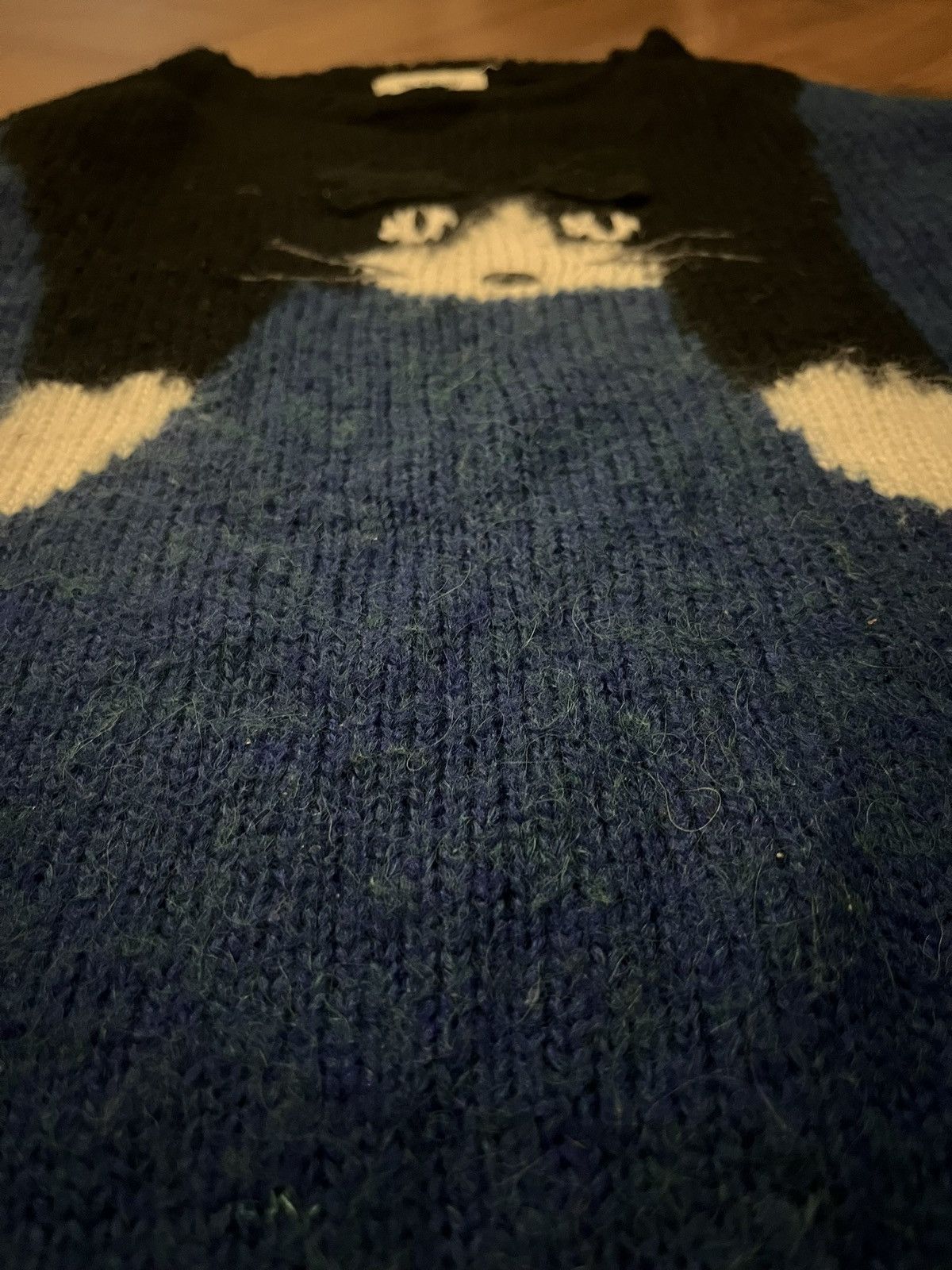 Issey Miyake Playful Cat Knit Sweater – Harajuku Style Vintage Look Size US M / EU 48-50 / 2 - 4 Thumbnail