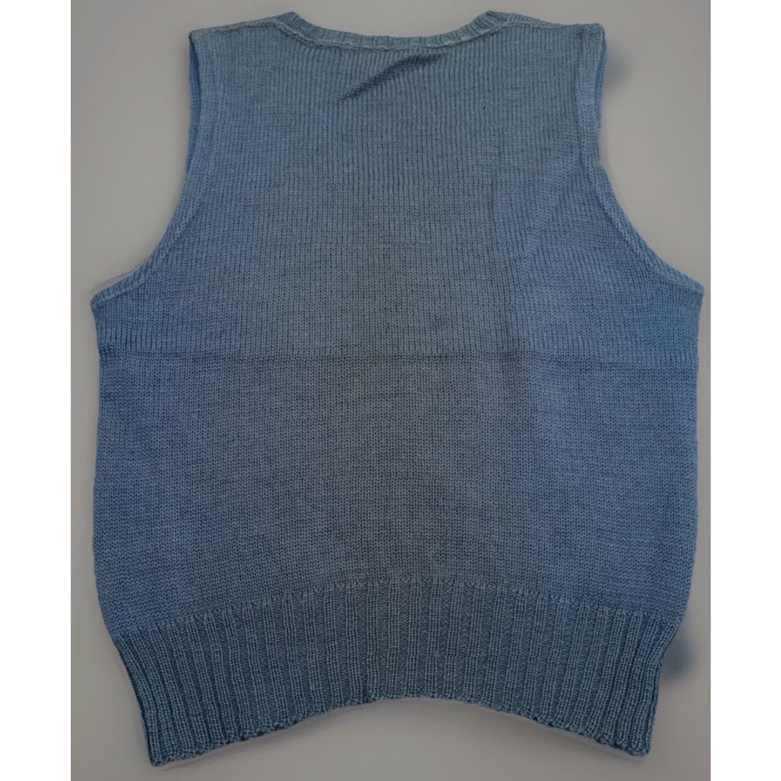 Vintage VINTAGE Brentwood Sweater Vest Shirt Unisex Adults Small Blue Acrylic V-Neck Sleeveless 90s Classic Outdoor Prepper/Preppy Winter Fall Spring Size US S / EU 44-46 / 1 - 2 Thumbnail