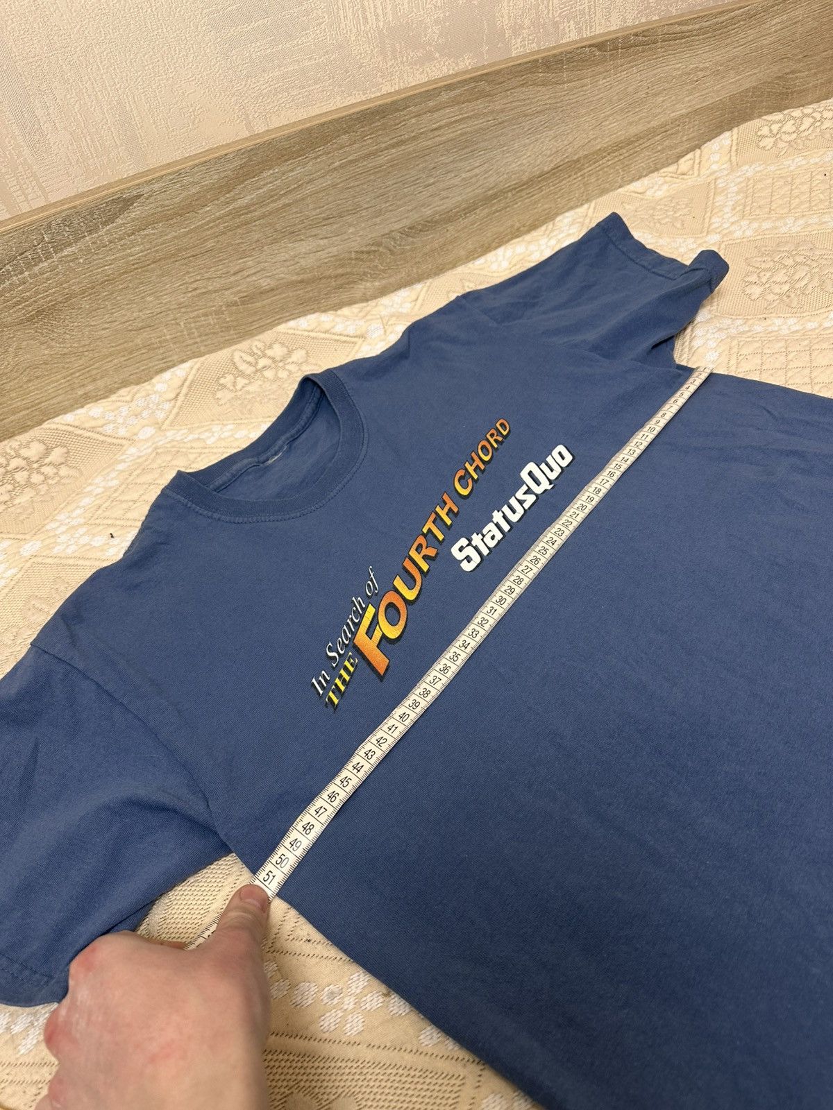 Band Tees 🔥 Status Quo In Search of the Fourth Chord 2007 Rock T Shirt Size US M / EU 48-50 / 2 - 9 Thumbnail