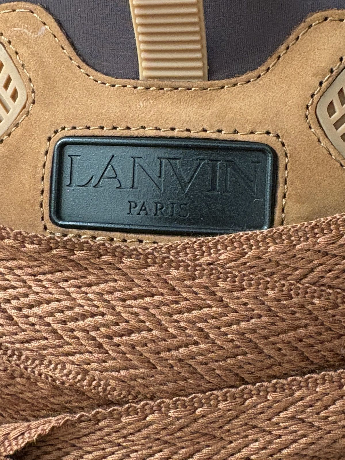 Lanvin Lanvin Leather Curb Tan Size US 8 / EU 41 - 8 Thumbnail