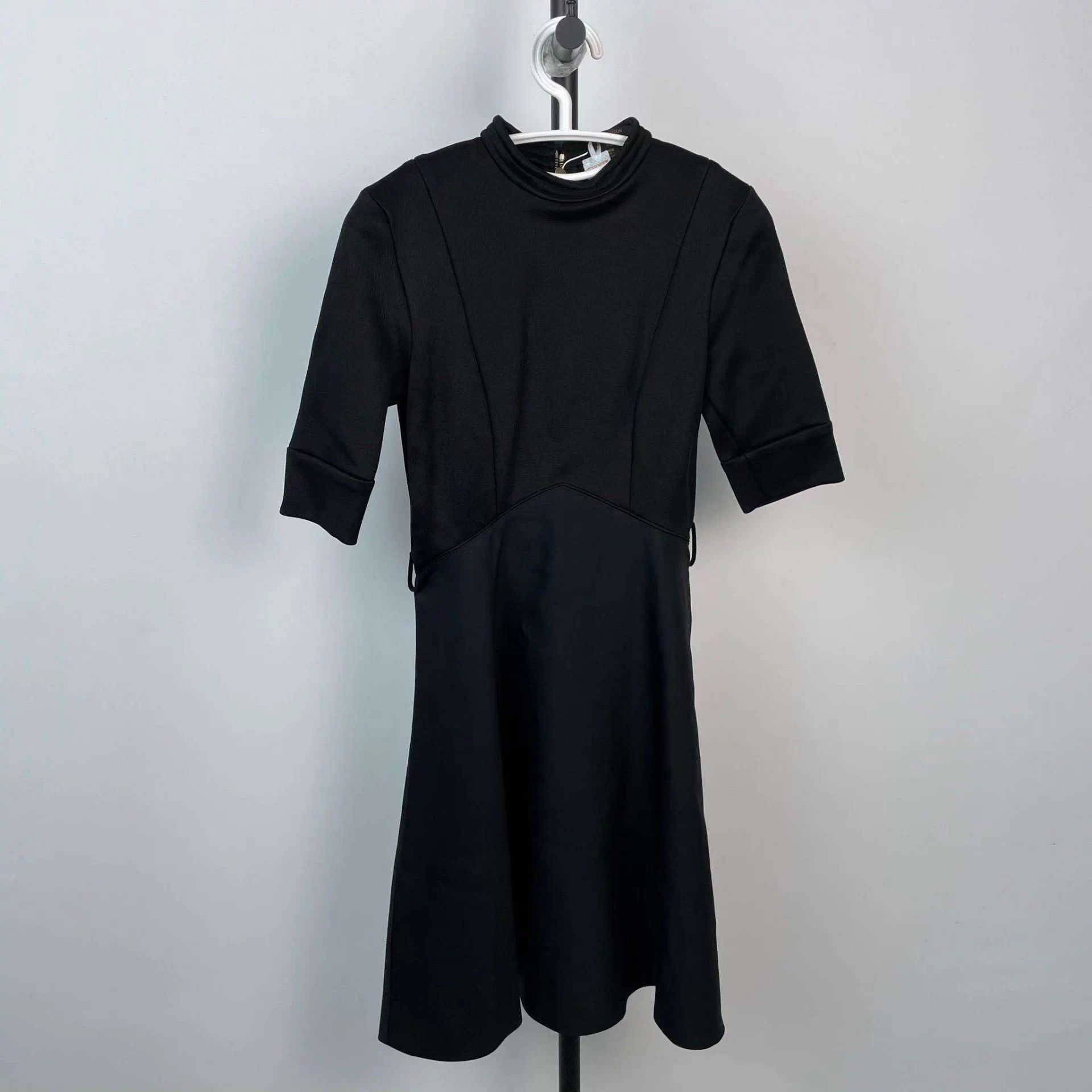 LV Waisted XS Black Dress