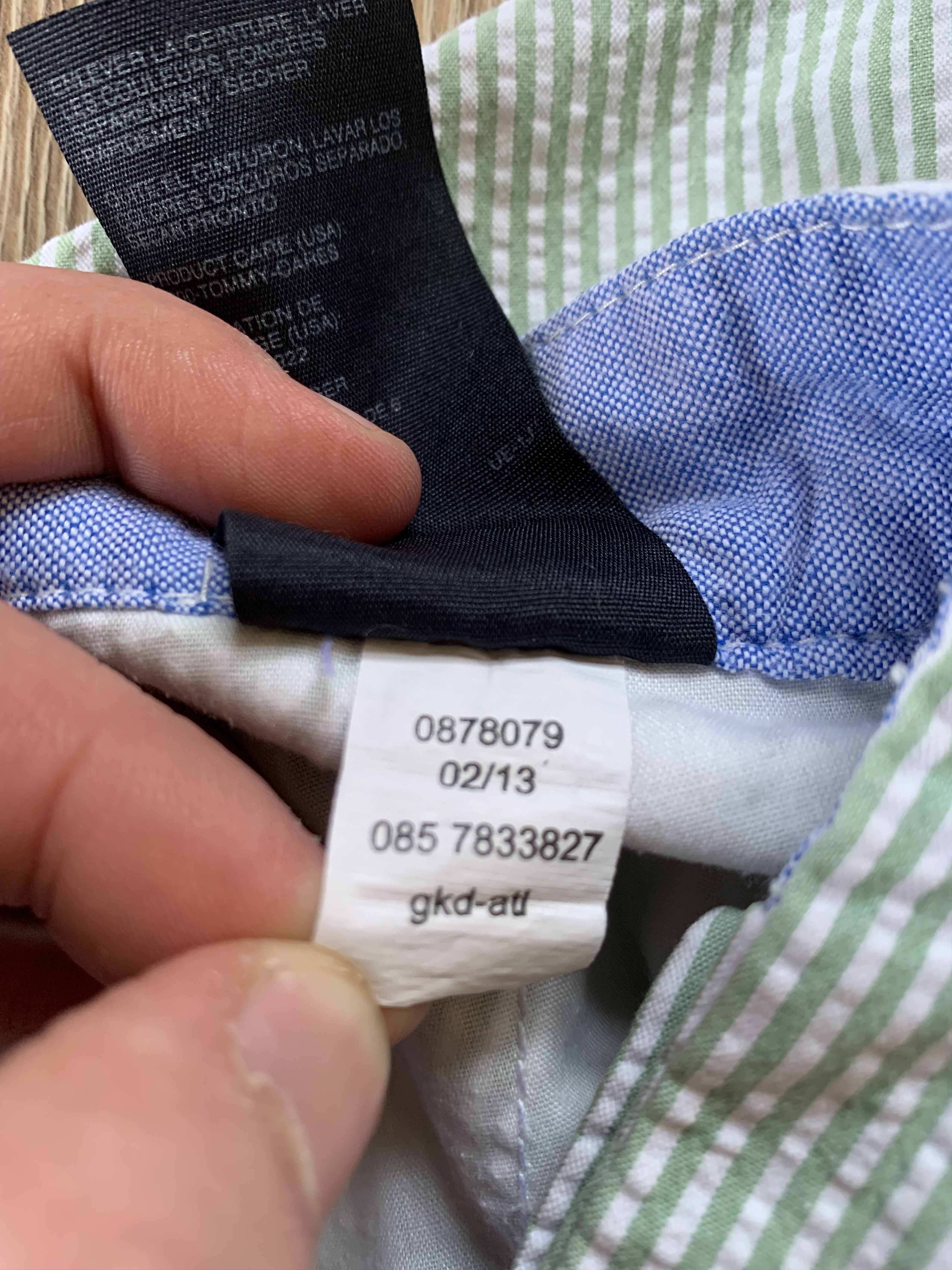 Tommy Hilfiger × Vintage Tommy Hilfiger Stripe Casual Shorts With Waffle Fabric Size US 36 / EU 52 - 10 Thumbnail