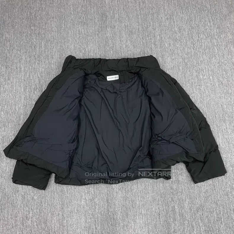 Balenciaga Balenciaga Black Snap-Button Short Down Jacket Size XXS / US 00 / IT 34 - 6 Thumbnail