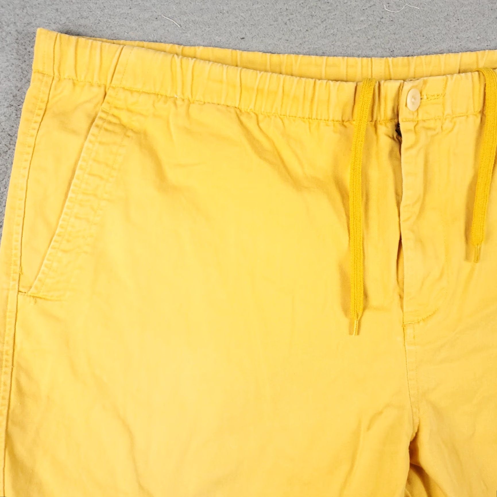 Nautica VINTAGE Nautica Trunks Adult Large Yellow Cotton Surf Swim Shorts Mens Size US 33 - 2 Thumbnail