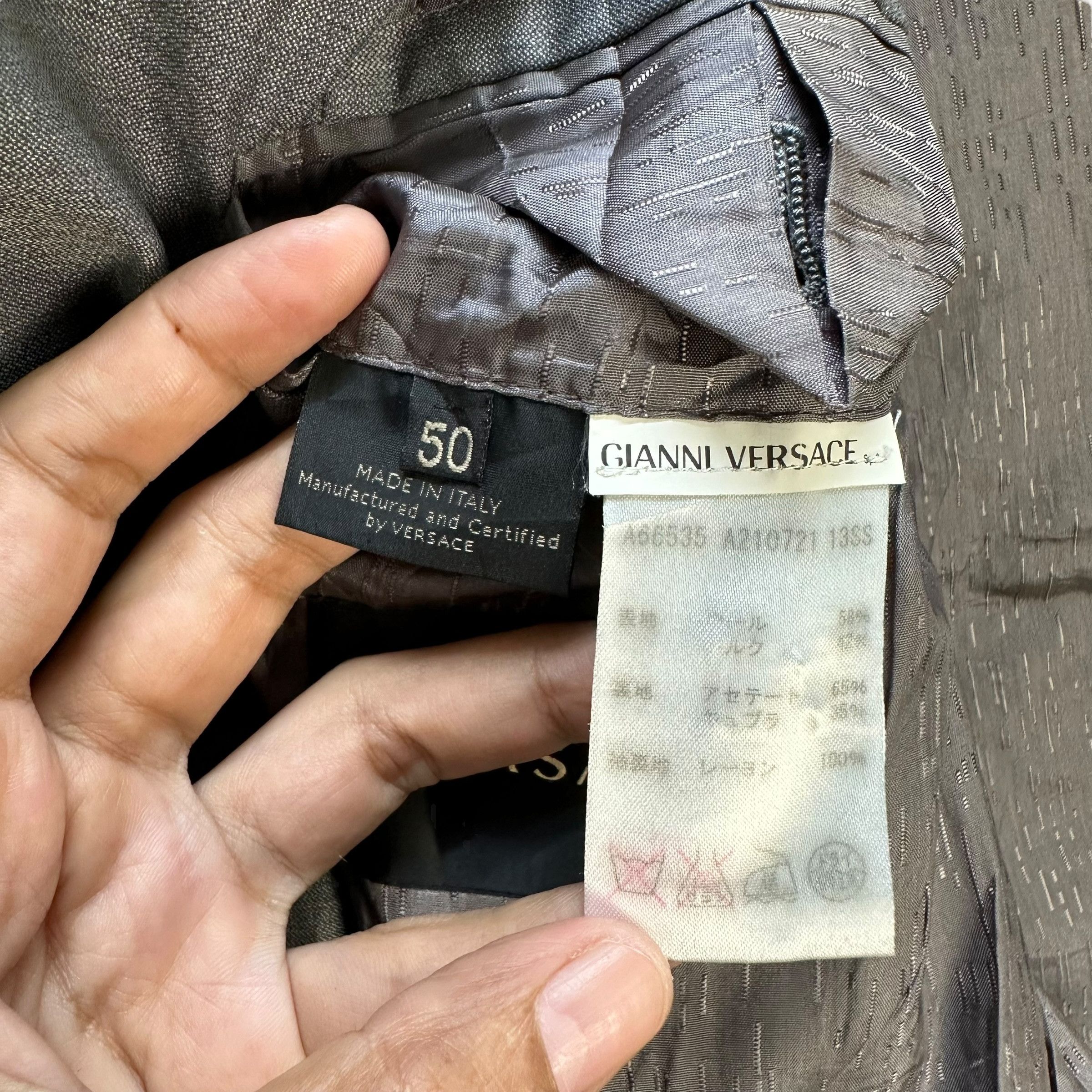 Versace VERSACE Tailor Made Suit Jacket / Blazer #A36-0822 Size 40R - 9 Thumbnail