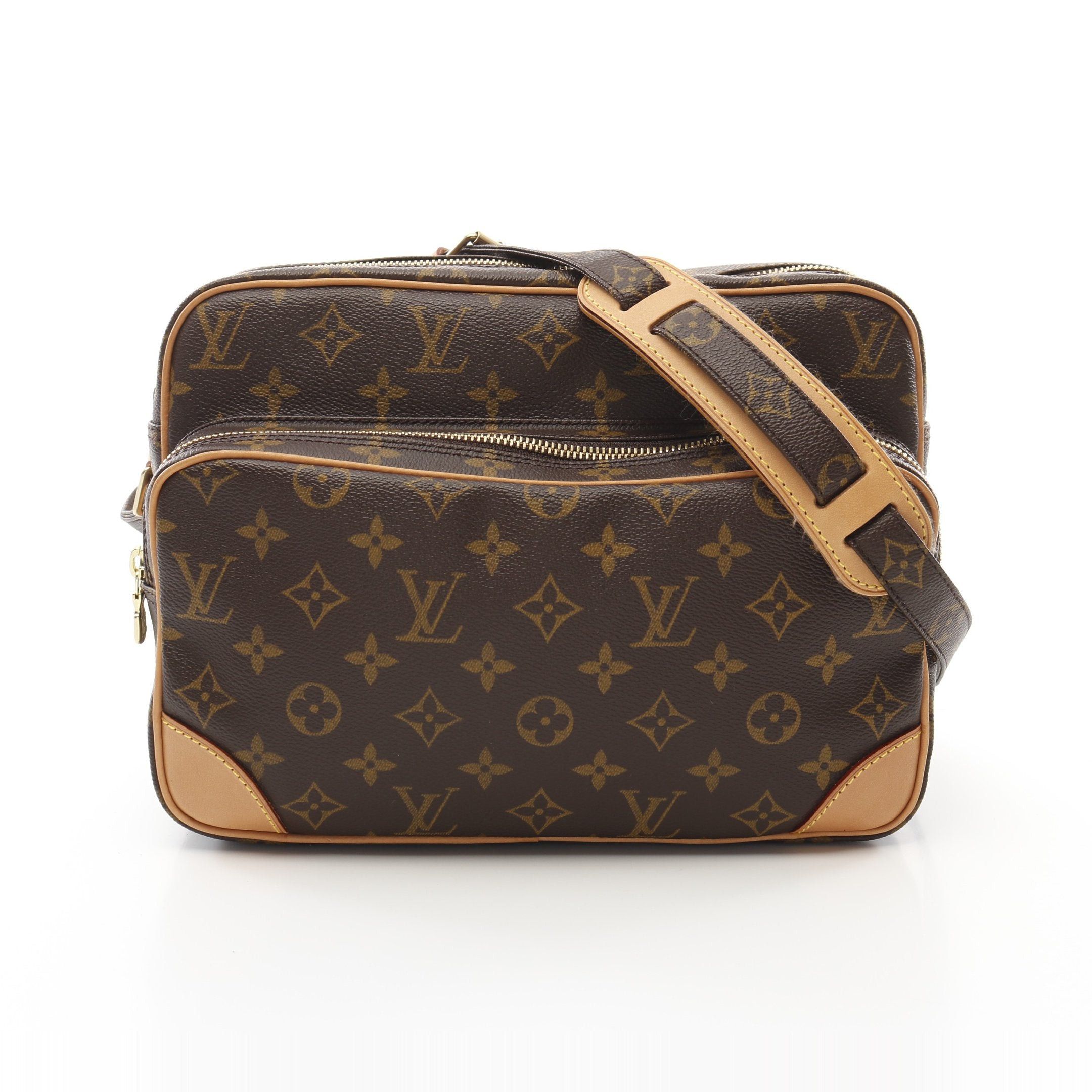 Louis Vuitton Louis Vuitton Nil Monogram Shoulder Bag Leather Brown Size ONE SIZE - 1 Thumbnail