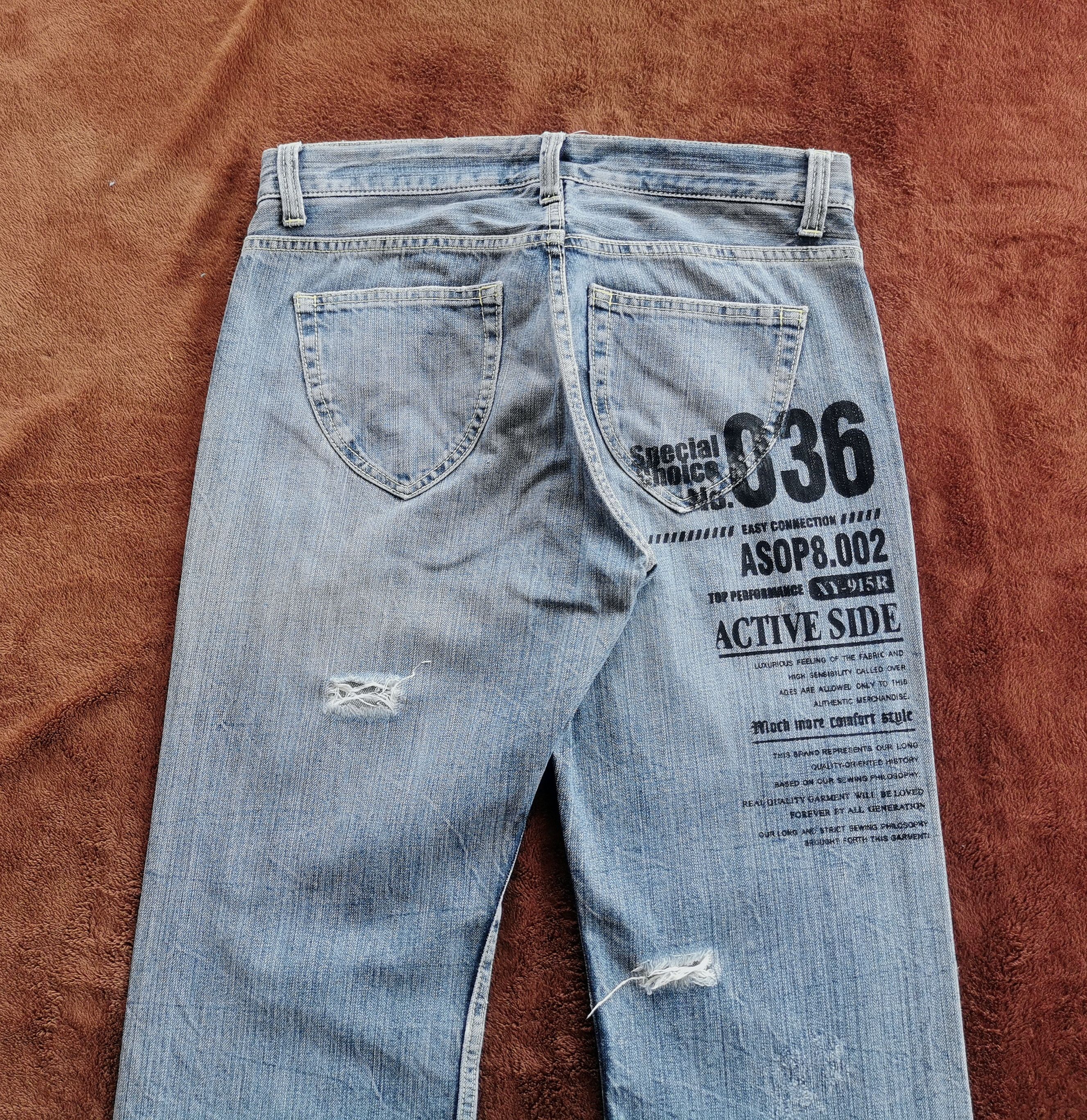 A1923 Oririns Bootcuts Distressed Jeans Size 32''x31'' Size US 32 / EU 48 - 1 Thumbnail