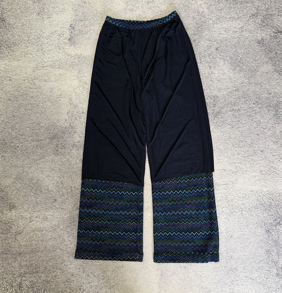 Missoni MISSONI Chevron ZigZag Knit 2-Piece Set Top & Wide Leg Pants Size 30" / US 8 / IT 44 - 25 Thumbnail