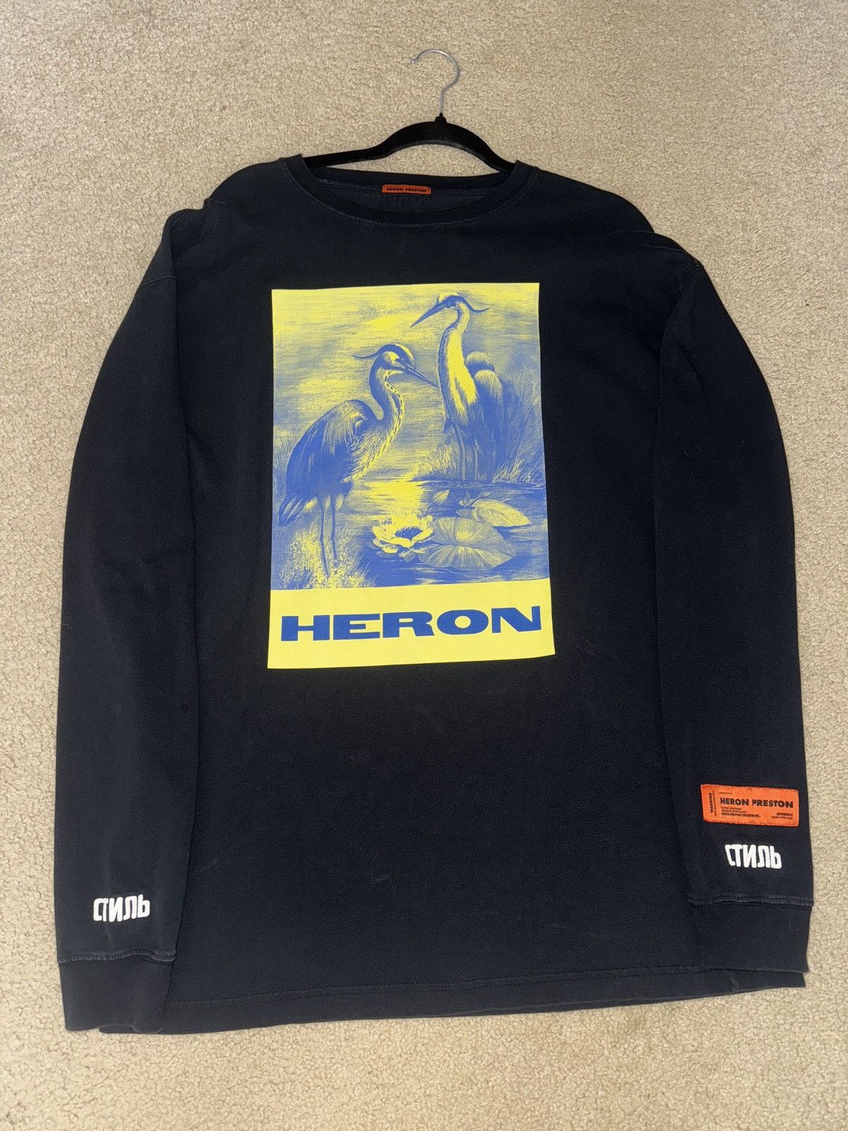 Heron Preston Heron Preston Bird Long Sleeve T-Shirt Size US M / EU 48-50 / 2 - 1 Thumbnail