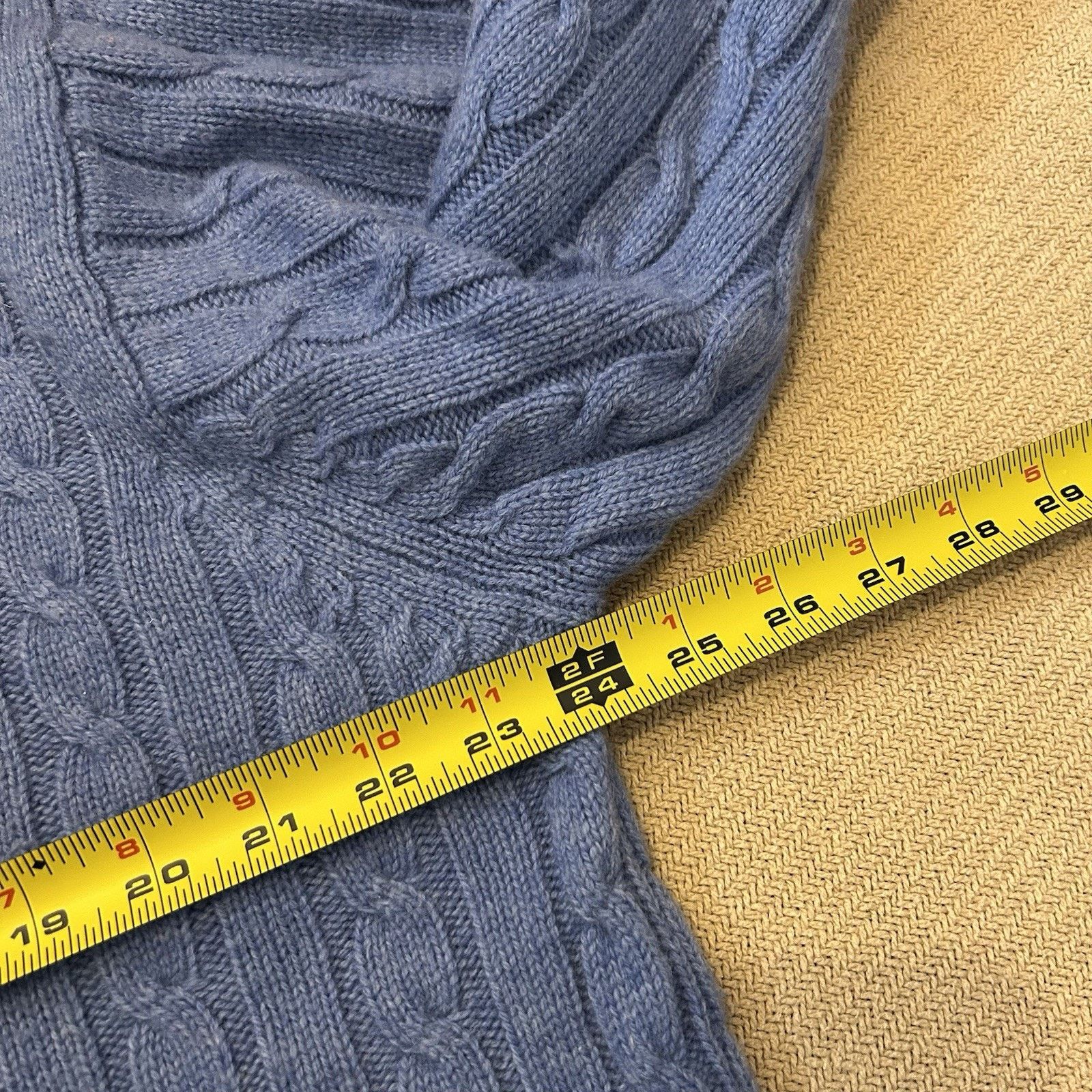 L.L. Bean Ll Bean Lambs Wool Cable Knit Fisherman Sweater Large Tall Size US L / EU 52-54 / 3 - 4 Thumbnail