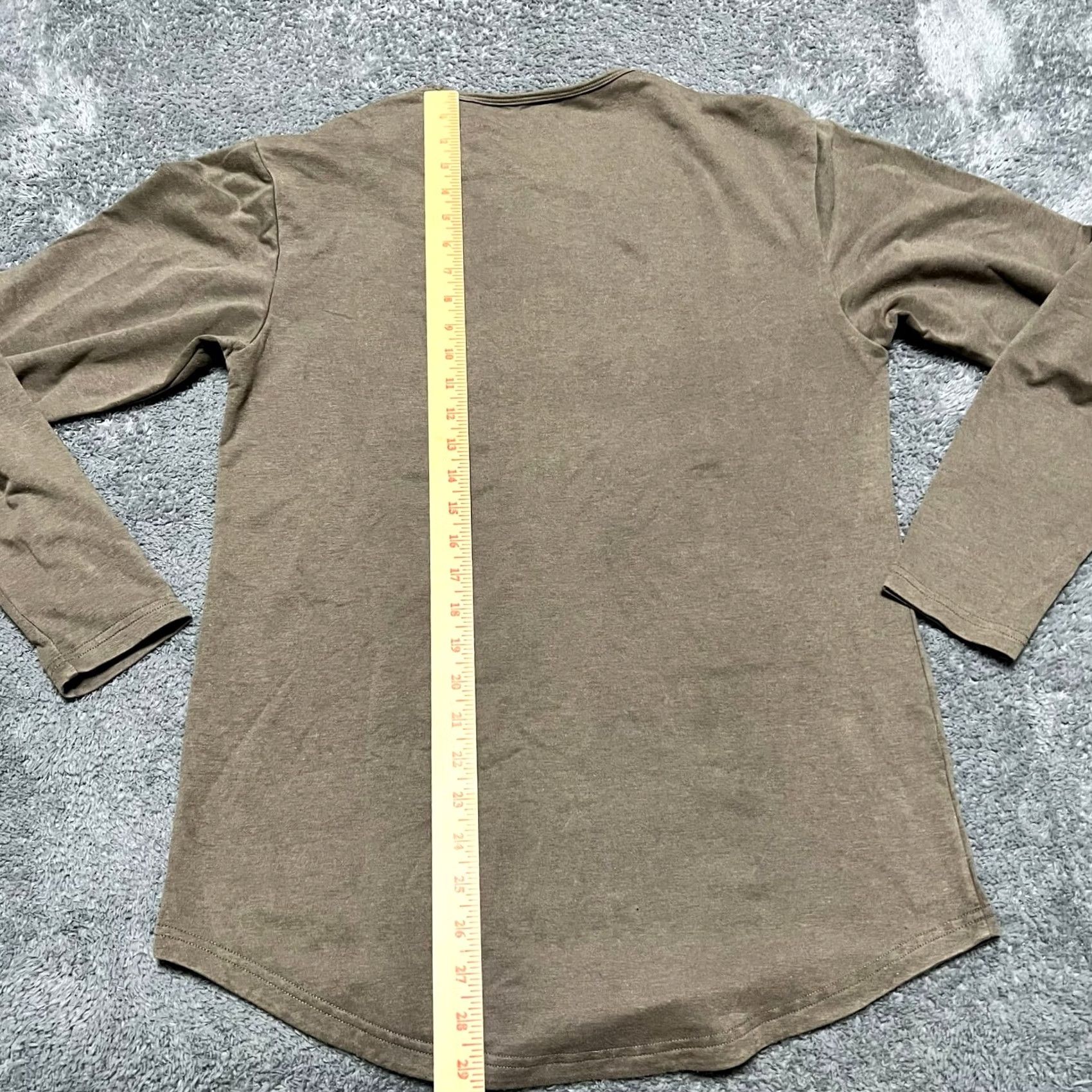 Vintage BYLT Drop Cut Long Sleeve Shirt Mens Small Brown Performance Athletic Pullover Size US S / EU 44-46 / 1 - 5 Thumbnail