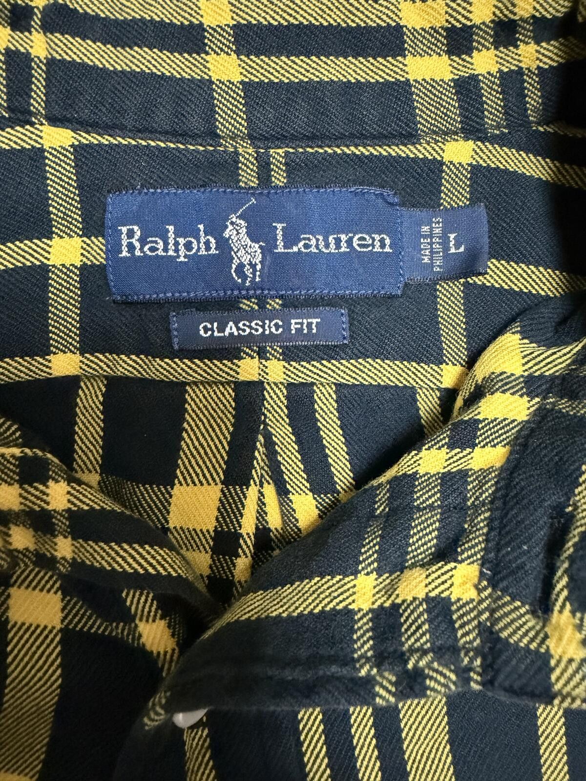 Polo Ralph Lauren Vintage Polo Ralph Lauren Plaid Flannel Button Down Shirt Size US L / EU 52-54 / 3 - 9 Thumbnail