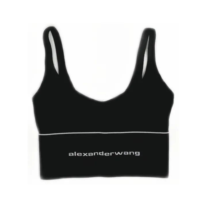 Alexander Wang Alexander Wang Black Logo Sports Bra - Size XS / US 0-2 / IT 36-38 - 2 Thumbnail