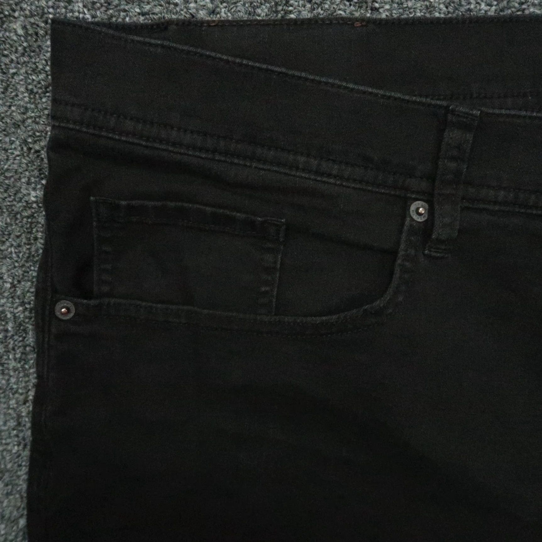TravisMathew Travis Mathew Jeans Mens 40x33 Black 5 Pocket Straight Denim Legacy Size US 40 / EU 56 - 3 Thumbnail