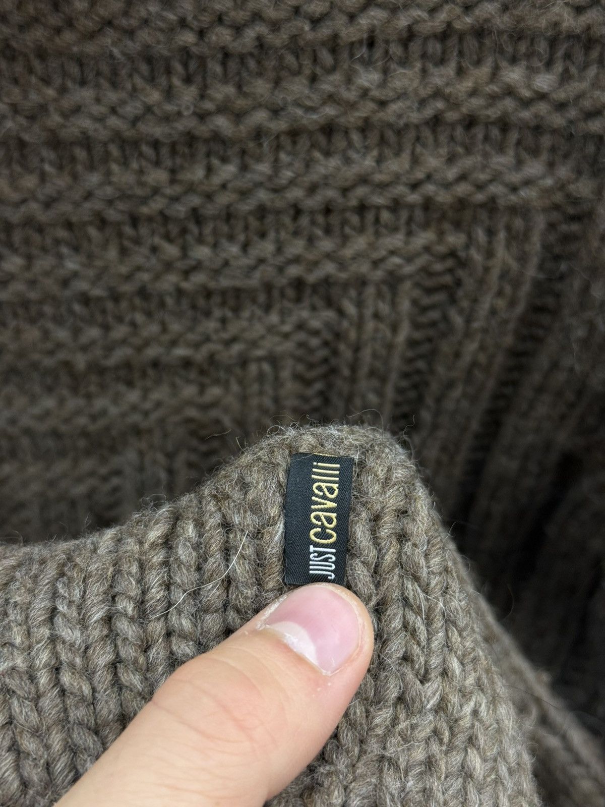Just Cavalli Vintage Just Cavalli Heavy Knit Turtleneck Sweater Size US L / EU 52-54 / 3 - 6 Thumbnail