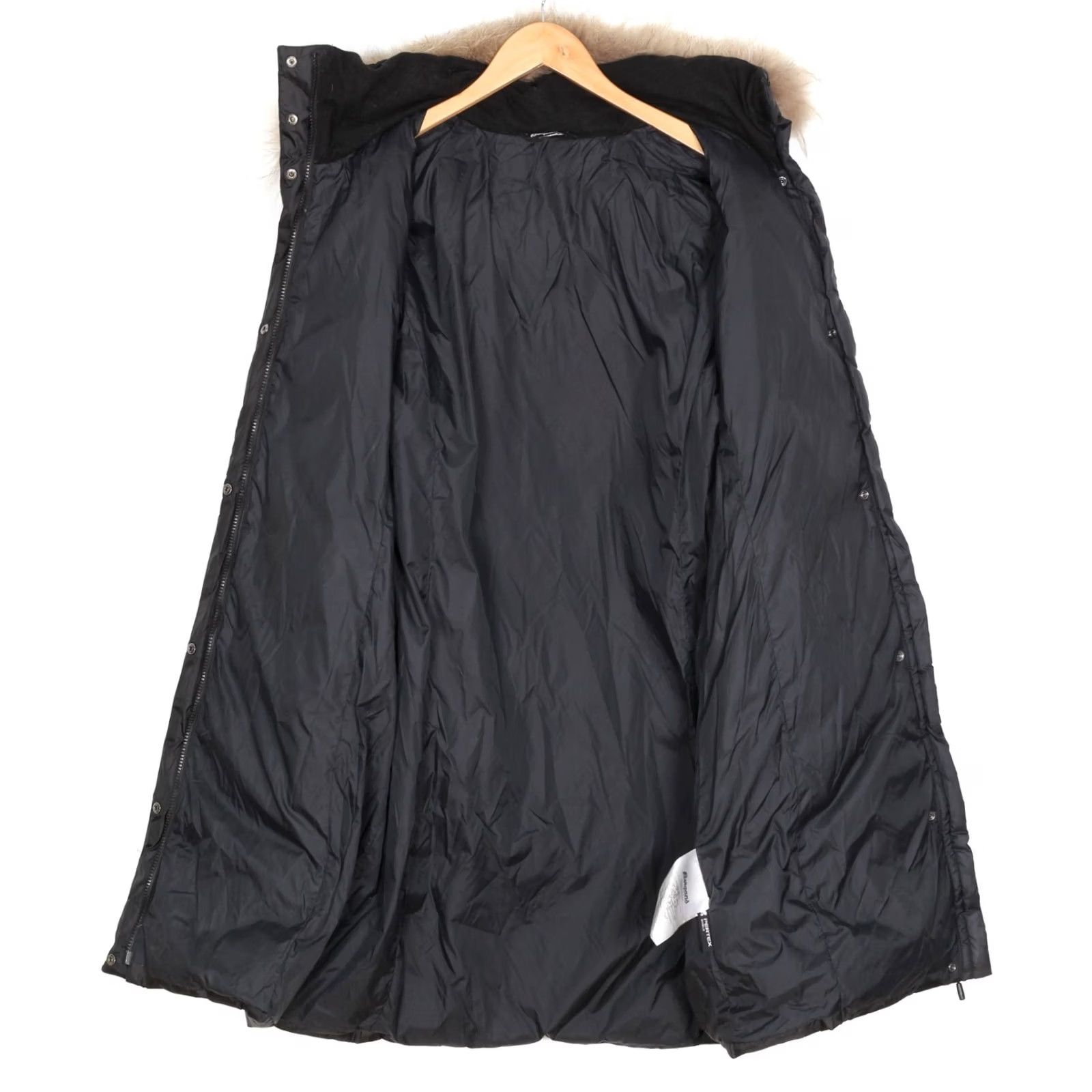 Vintage BERGANS OF NORWAY MYKING DOWN LADY Fur Hooded Jacket Women Size L Waterproof Jacket Womens L Black Size L / US 10 / IT 46 - 3 Thumbnail
