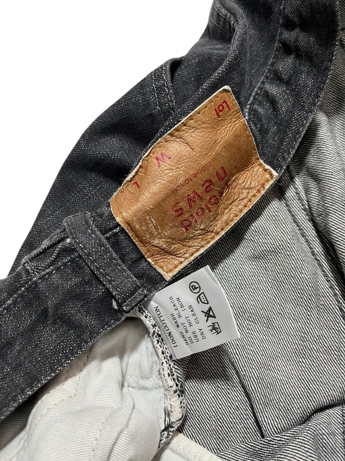 Designer × Japanese Brand × Vintage TABLOID NEWS JAPANESE BRAND NON SELVEDGE JEANS Size US 32 / EU 48 - 7 Thumbnail