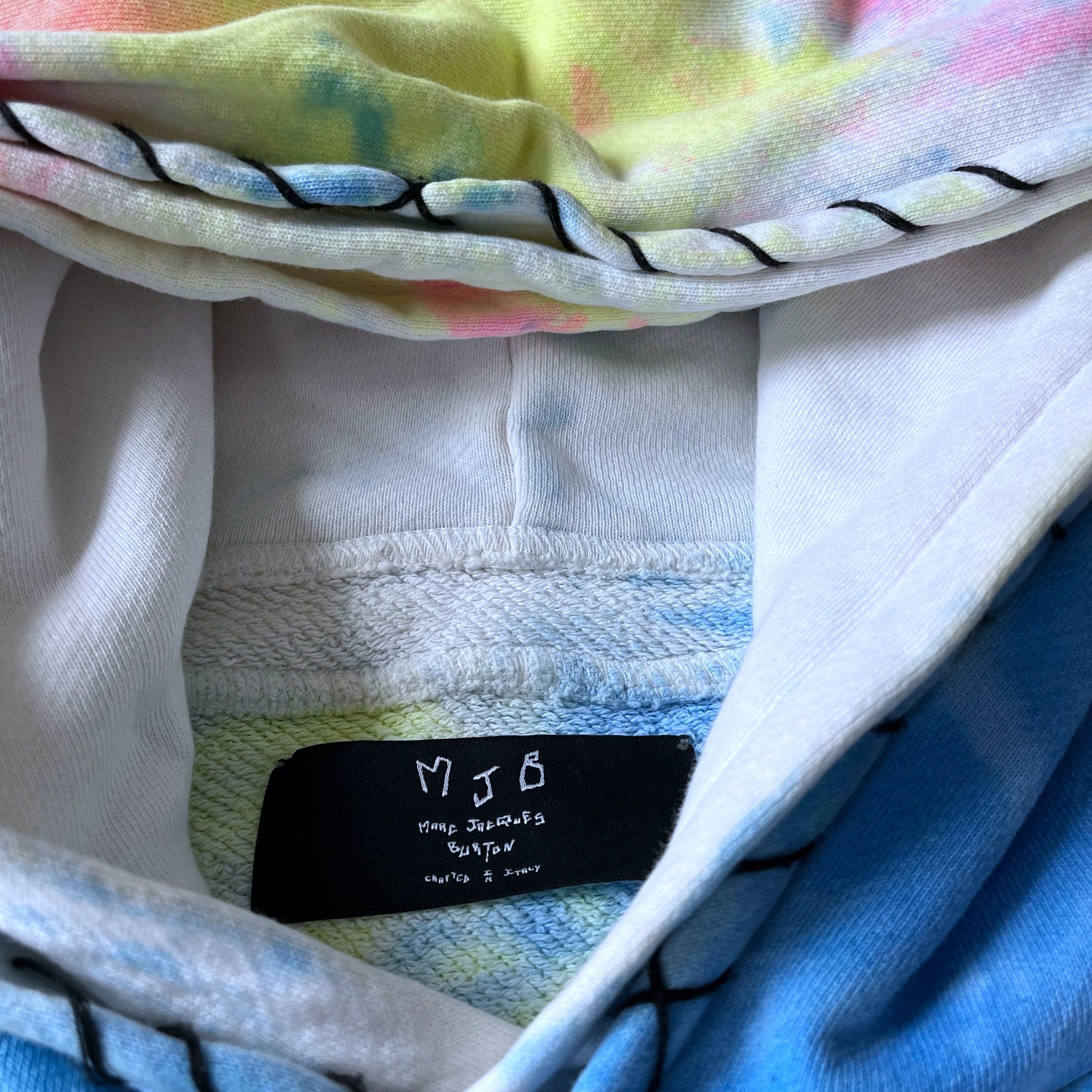 Marc Jacques Burton Men's Marc Jacques Burton MJB Tie Dye Oversized Hoodie Size US L / EU 52-54 / 3 - 2 Thumbnail