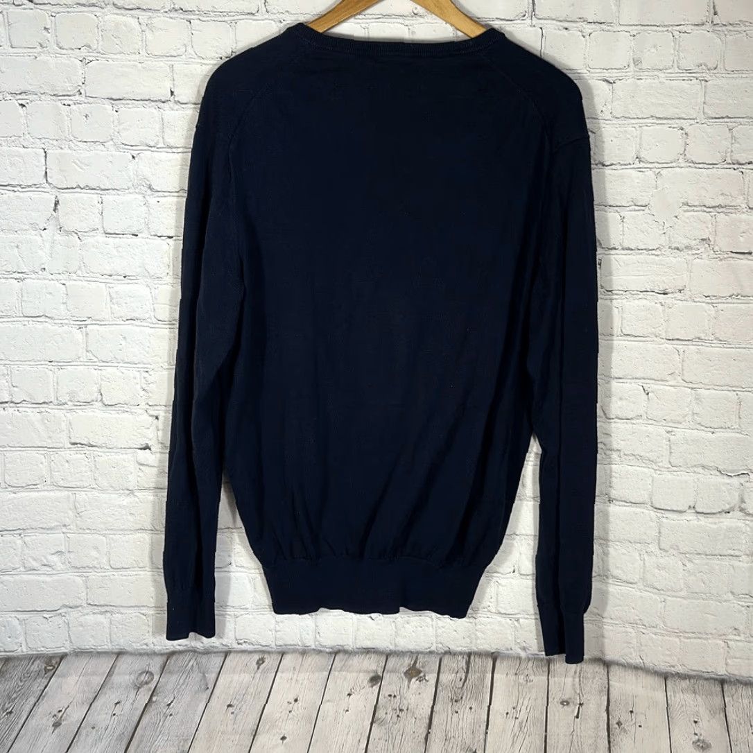 Polo Ralph Lauren Polo Ralph Lauren Sweater V-Neck Mens L Navy Blue Pima Cotton Large blue Size US L / EU 52-54 / 3 - 3 Thumbnail
