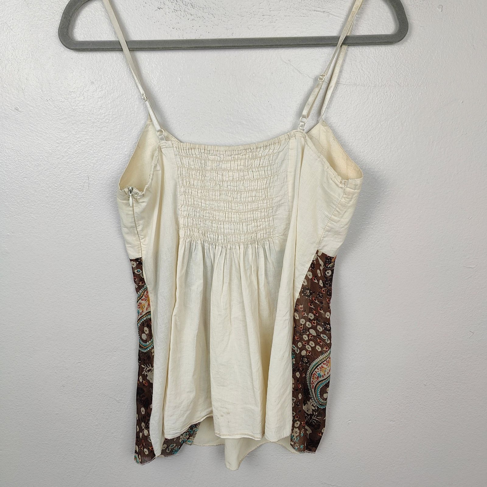 Other Vintage Y2K Hendi Babydoll Tank Top Womens Small Cream Size S / US 4 / IT 40 - 7 Thumbnail