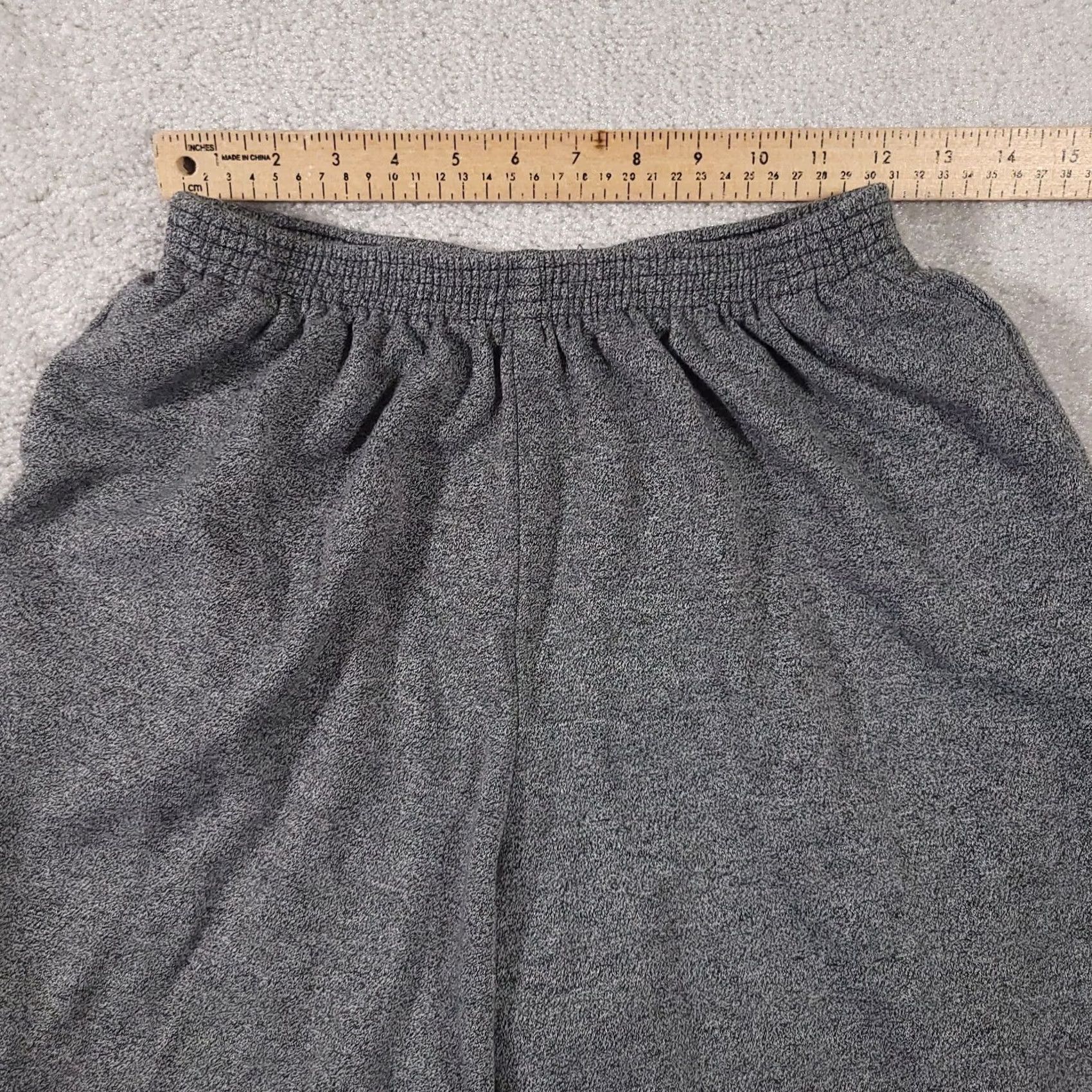 Vintage VINTAGE Alfred Dunner Pants Women's 14 Gray Knit High Rise Crop Pull On USA Size 36" / US 14 / IT 50 - 4 Thumbnail