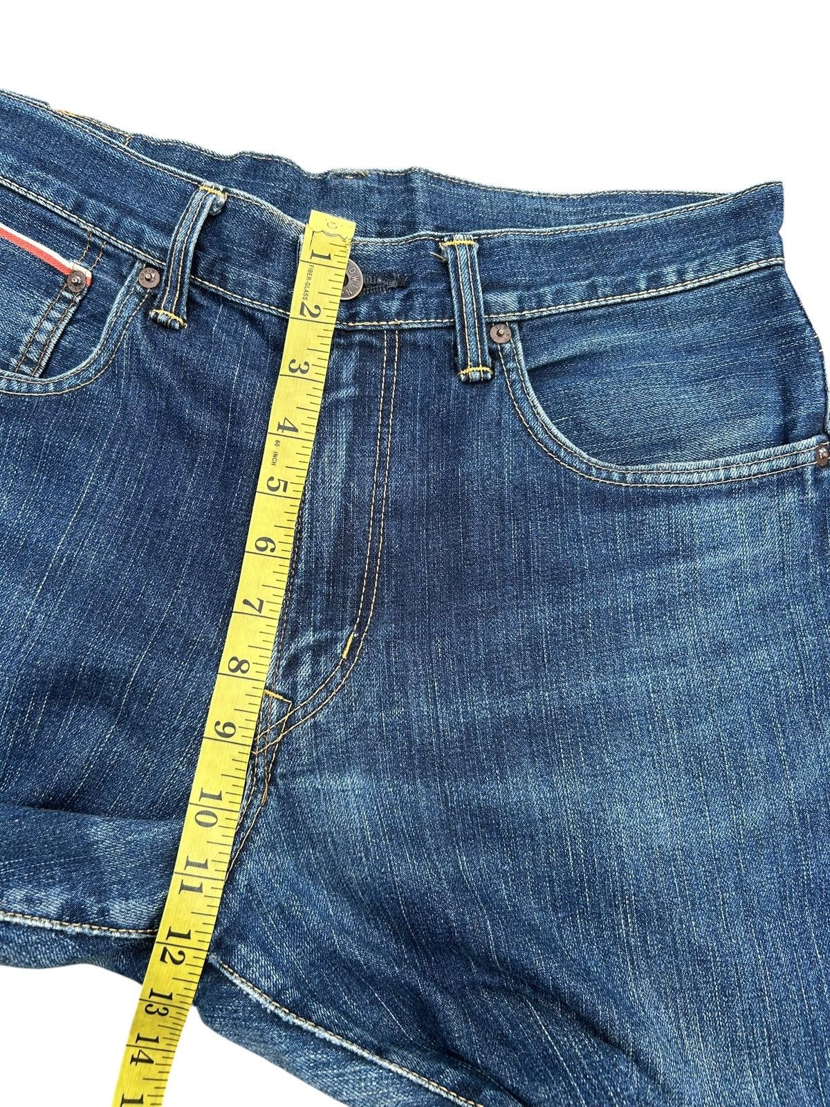Kapital VINTAGE EDWIN 505Z SELVEDGE BUCKLE BACK DENIM JEANS Size US 32 / EU 48 - 16 Thumbnail