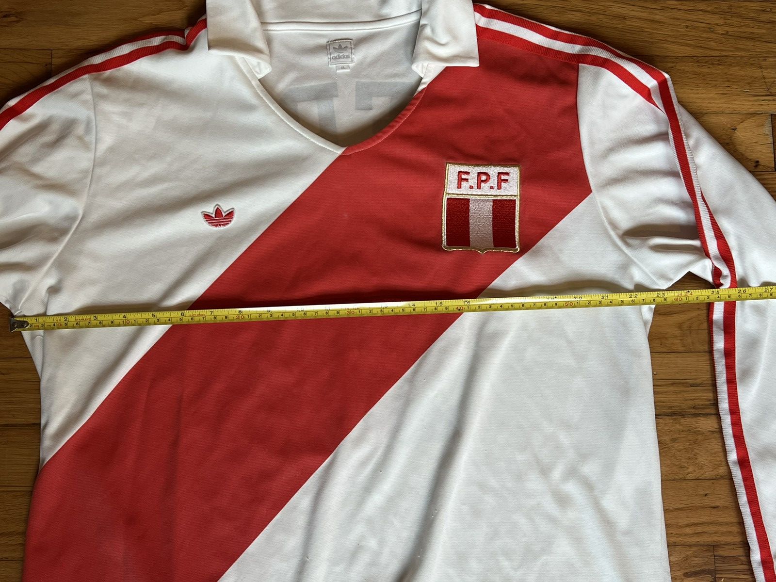 Adidas Adidas Peru 1978 Soccer Football Jersey Long Sleeve XL Size US XL / EU 56 / 4 - 8 Thumbnail
