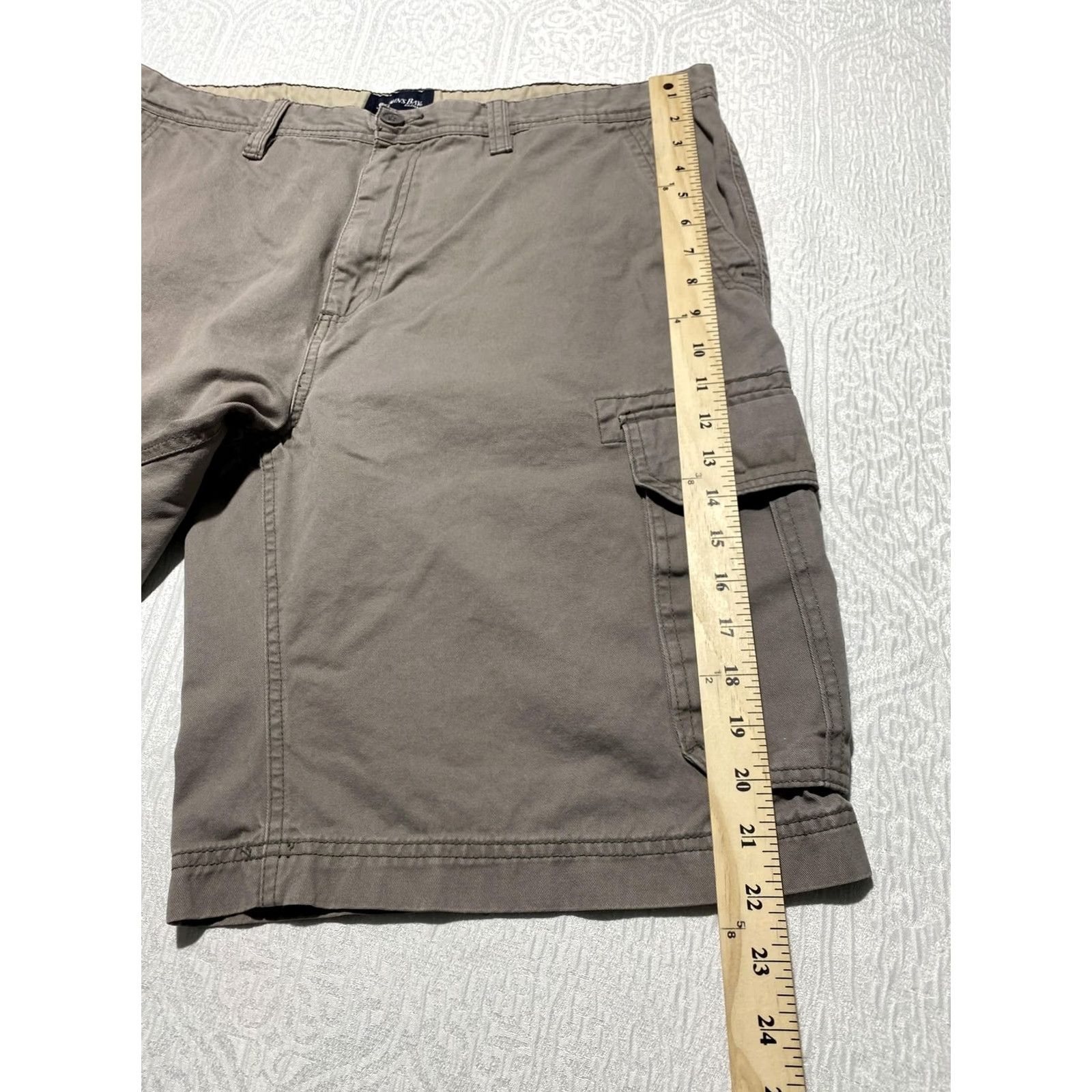 Vintage St. John's Bay Shorts Mens 38 Brown Cargo Canvas Pockets Cotton Casual Summer VINTAGE? Size US 38 / EU 54 - 6 Thumbnail