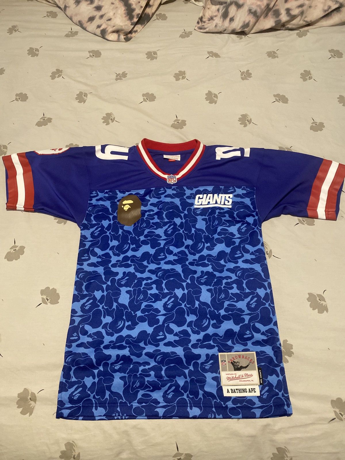 Mitchell & Ness Mitchell and Ness X Bape New York Giants Jersey Size US S / EU 44-46 / 1 - 1 Thumbnail