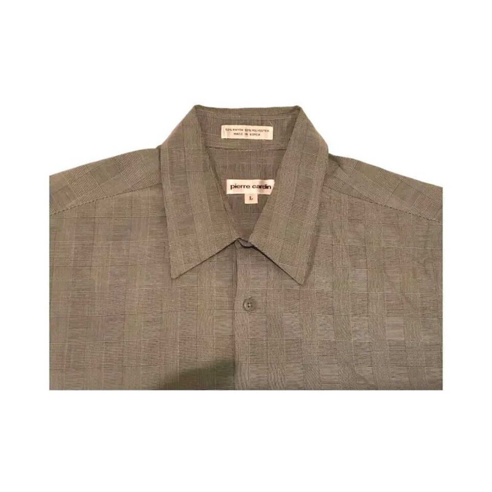Pierre Cardin Pierre Cardin Men's Shirt L Grey Long Sleeve Button-Up Size US L / EU 52-54 / 3 - 4 Thumbnail