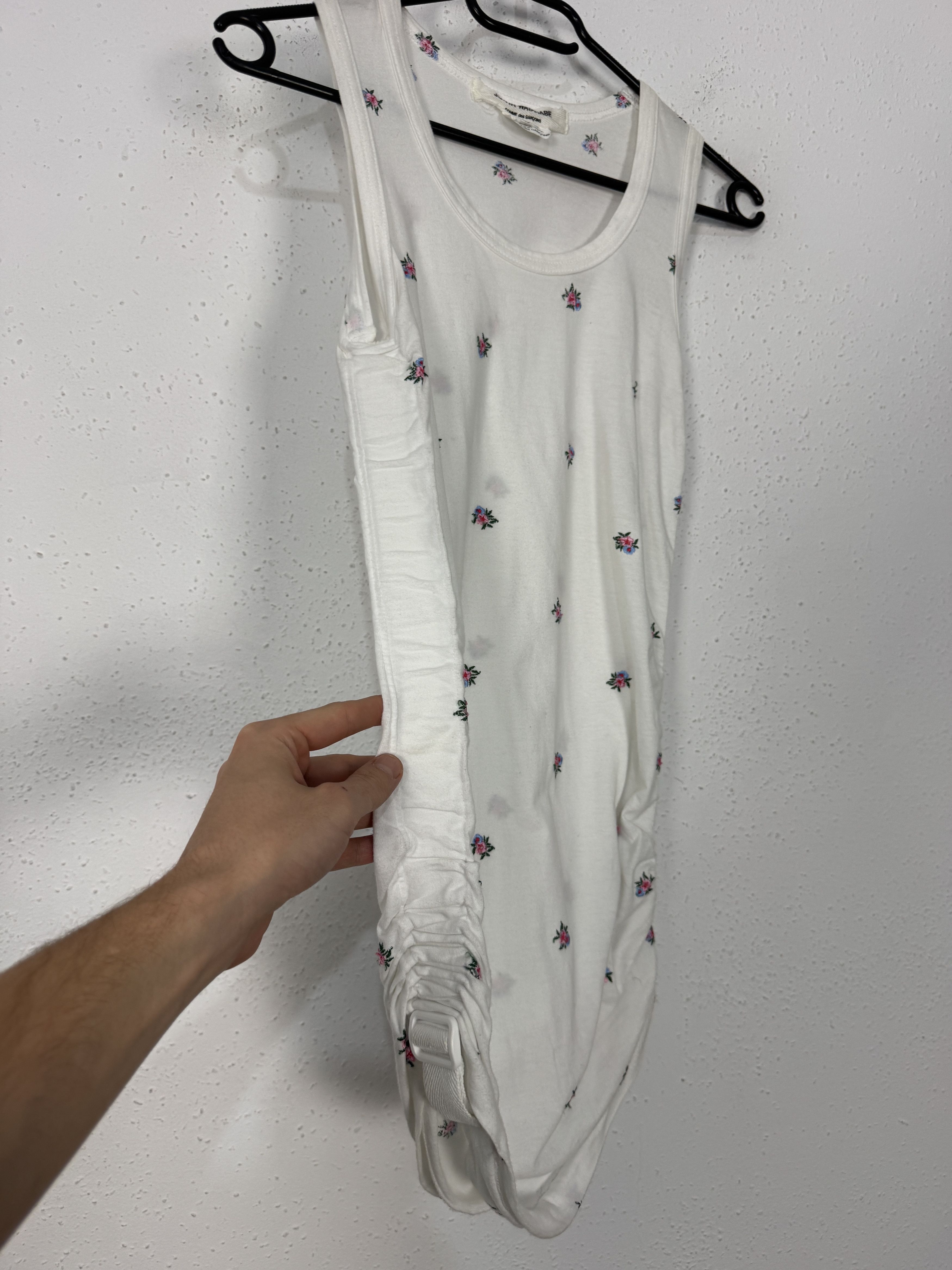 JUNYA WATANABE S/S 2003 Floral Print Parachute Tank Top