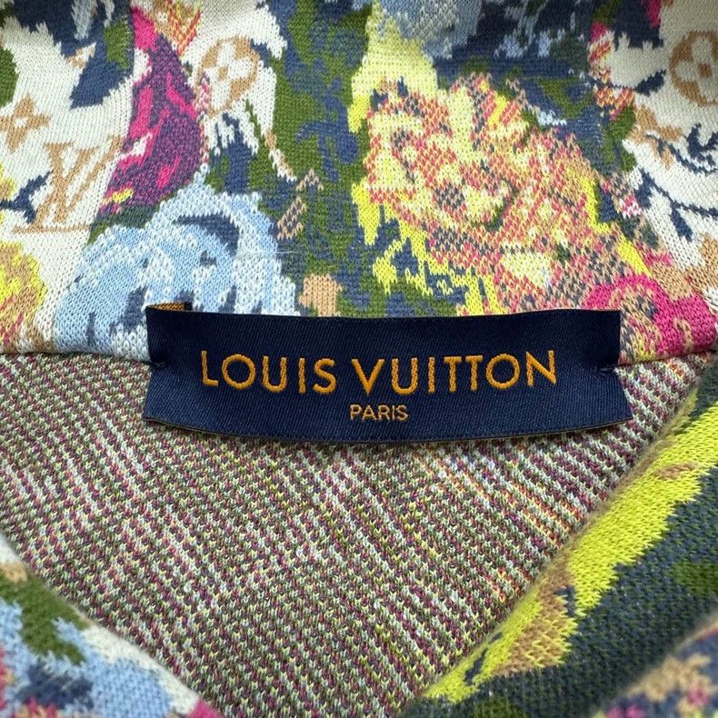 Louis Vuitton Louis Vuitton Full-print floral print knit hooded sweatshi Size US XXL / EU 58 / 5 - 3 Thumbnail