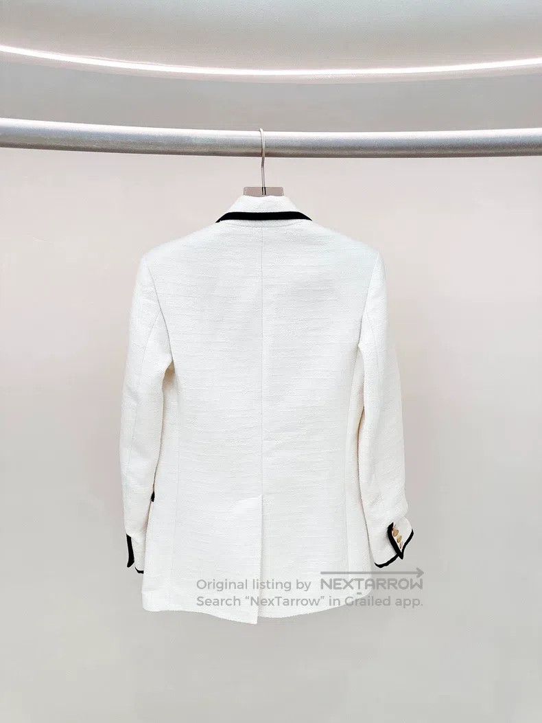 Valentino Valentino White preppy blazer Size XS / US 0-2 / IT 36-38 - 5 Thumbnail