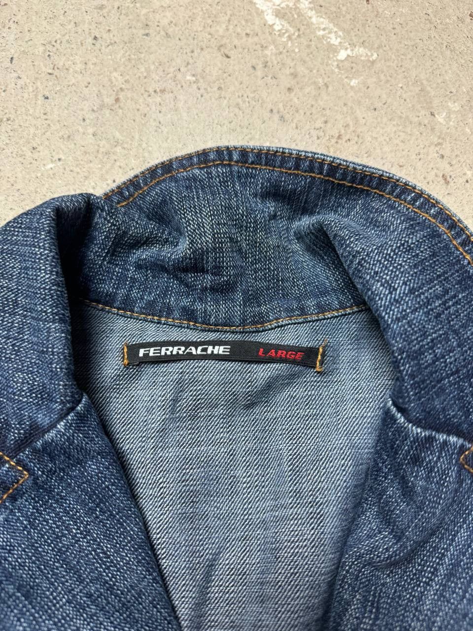 Japanese Brand × Vintage Vintage Y2K Ferrache Denim Dolce Style Balzer Size L / US 10 / IT 46 - 7 Thumbnail