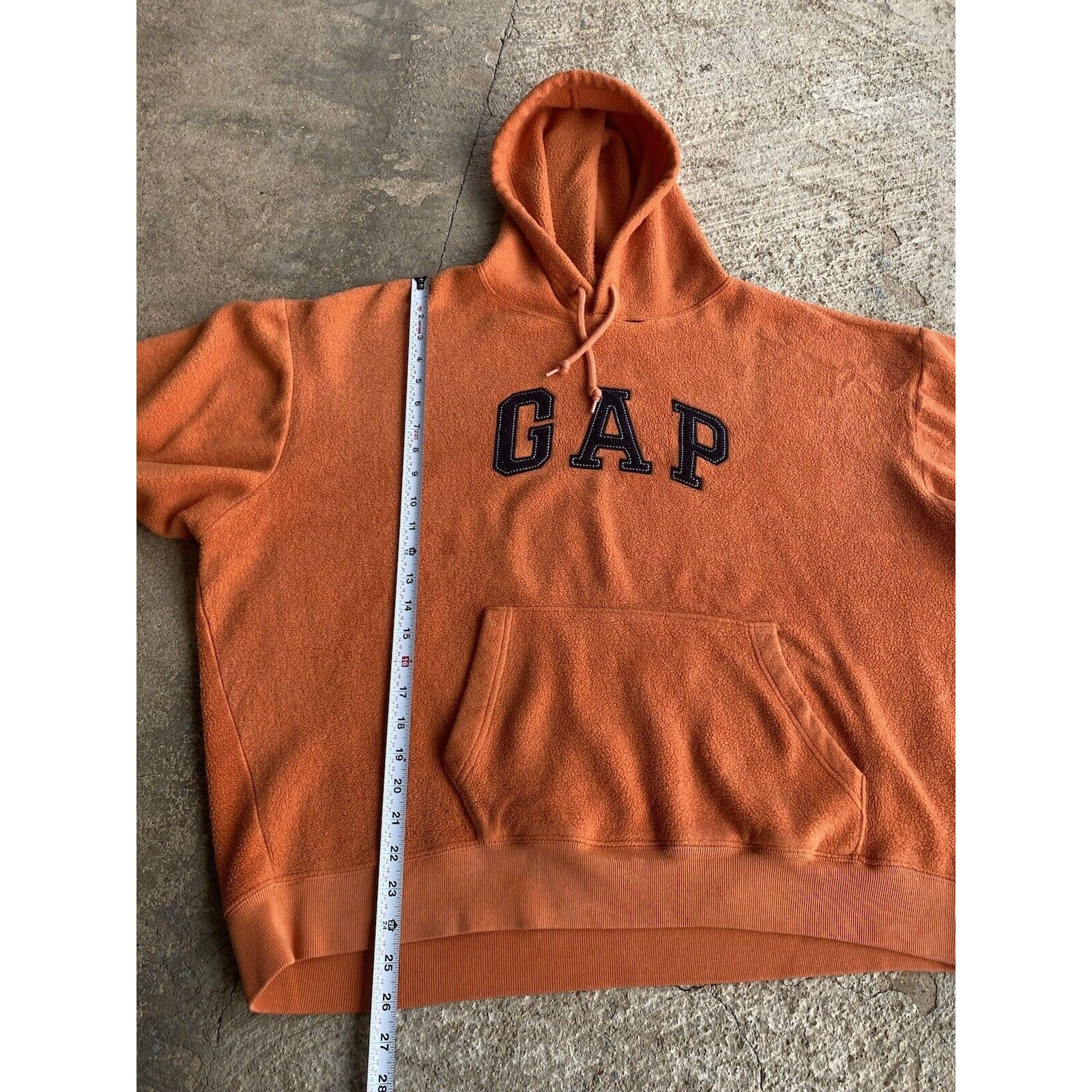 Gap VTG Gap Fleece Hoodie Pullover 2XL Hooded Sweatshirt Size US XXL / EU 58 / 5 - 9 Thumbnail