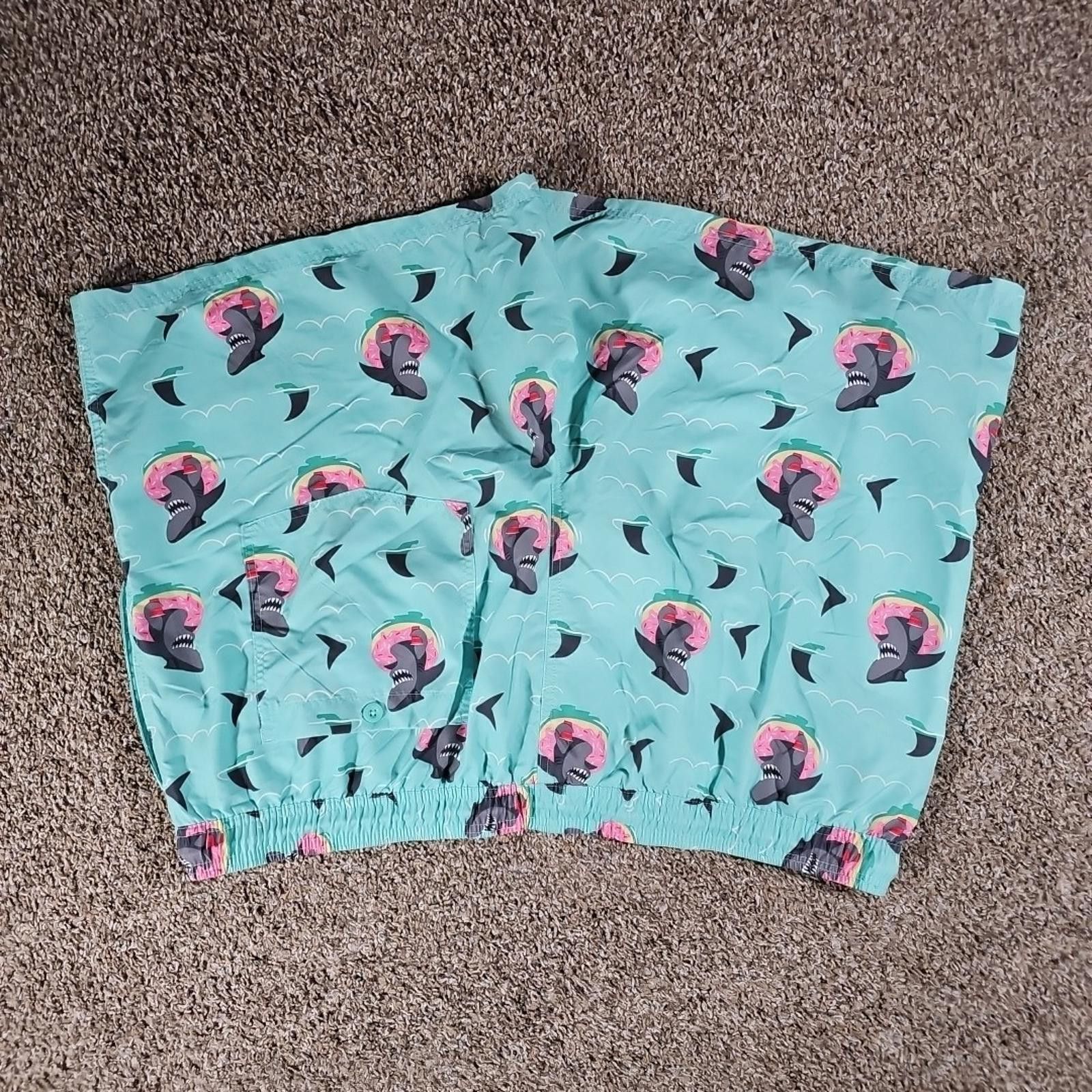 Other No Boundaries 3XL Sharks Donuts Swim Trunks Size US 44 / EU 60 - 5 Thumbnail