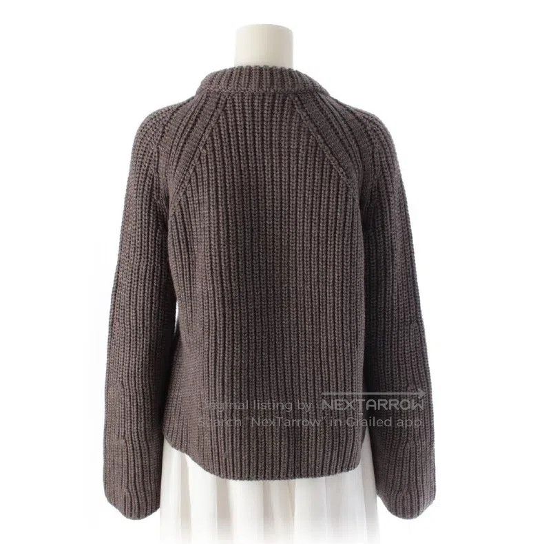 Hermes Hermes Wool Ribbed Long Sleeve Heavy Knit Sweater Size XXS / US 00 / IT 34 - 2 Thumbnail