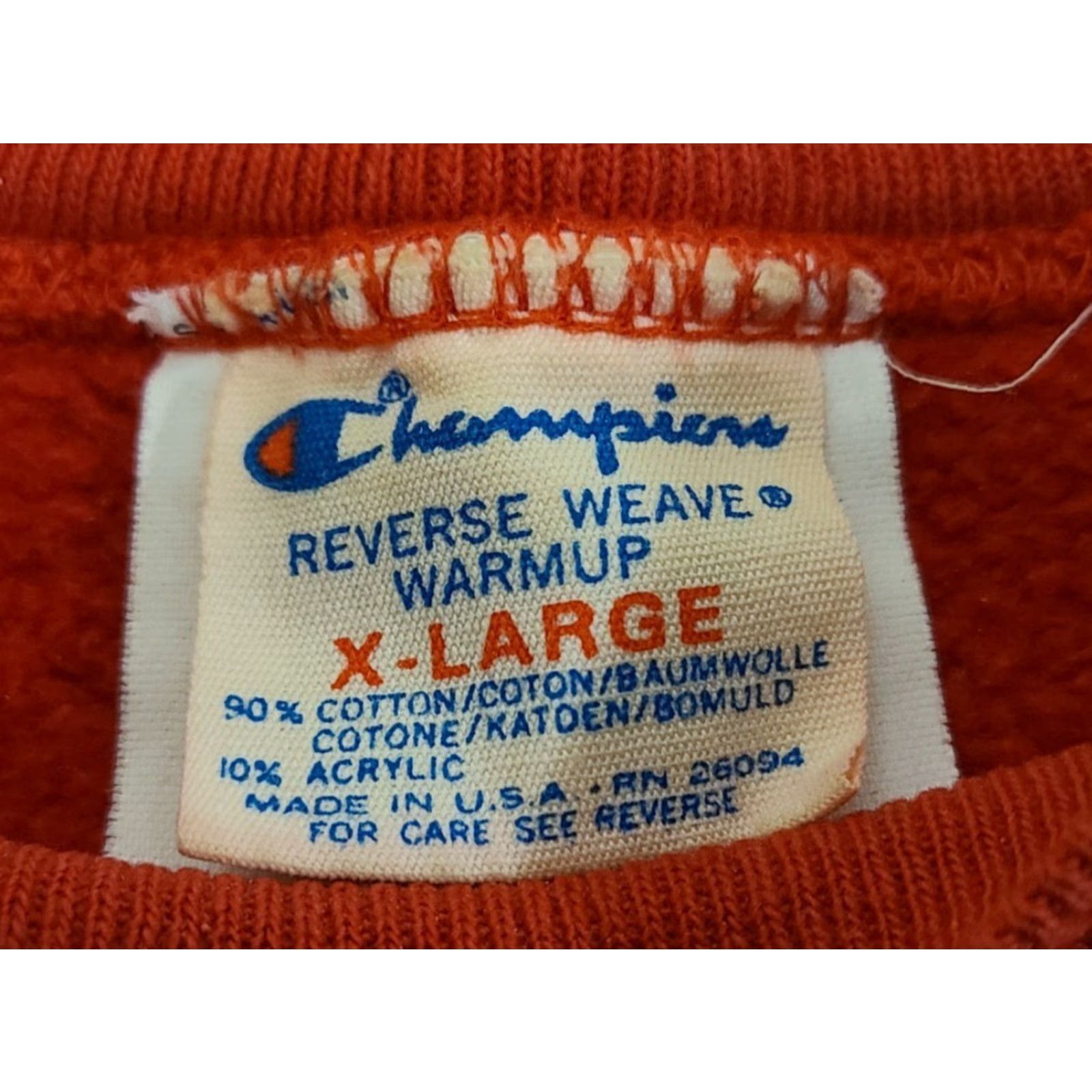 Champion VINTAGE Champion Reverse Weave Sweatshirt Mens Size US XL / EU 56 / 4 - 5 Thumbnail