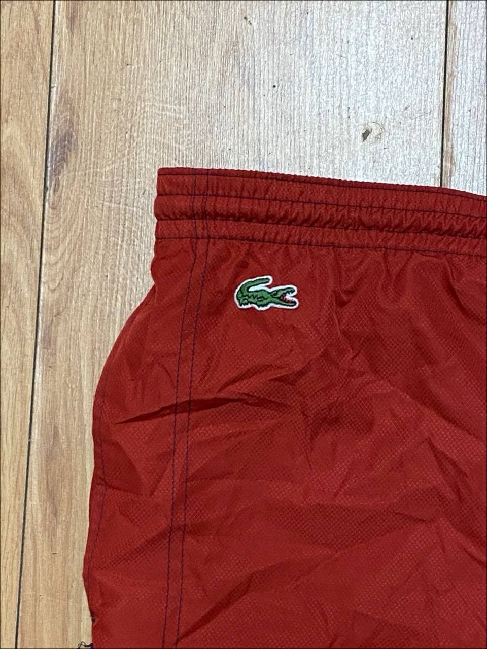 Lacoste × Vintage Authentic Lacoste red nylon track pants Size US 40 / EU 56 - 3 Thumbnail