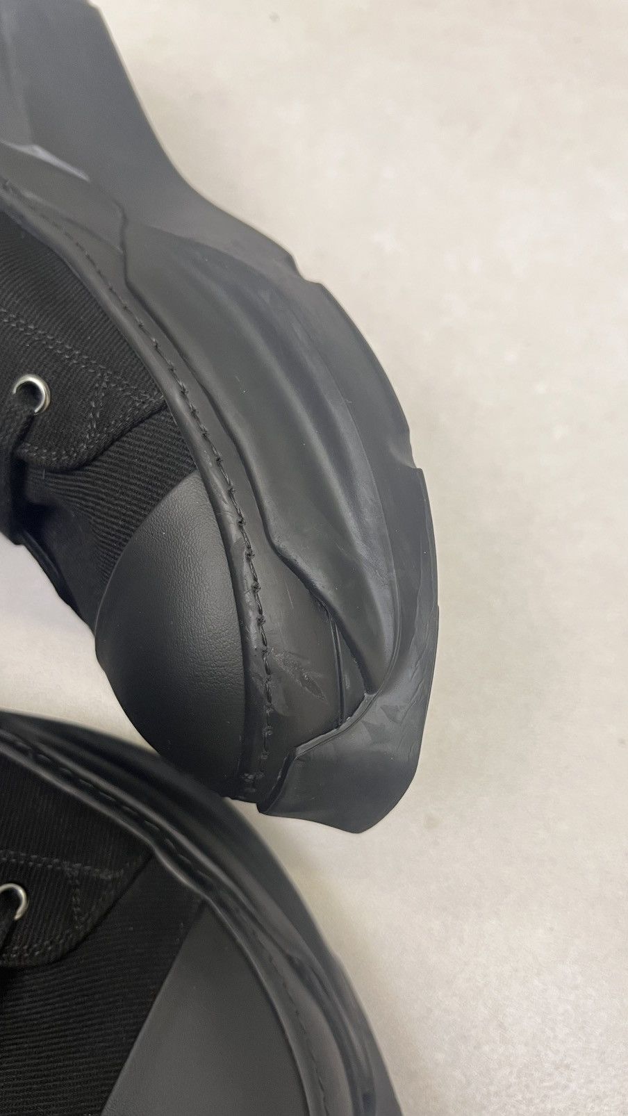 Rick Owens Rick owens drkshdw abstract low top sneaker ramones sz43 Size US 10 / EU 43 - 9 Thumbnail