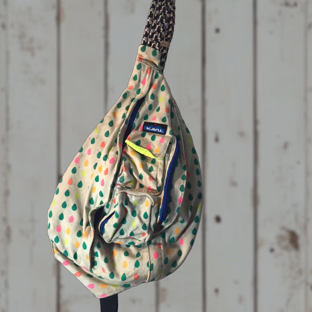 KAVU KAVU Sling Bag, Medium, Multicolor Polka Dot, Adjustable Strap, Crossbody, Casual Travel, Womens Size ONE SIZE - 1 Thumbnail