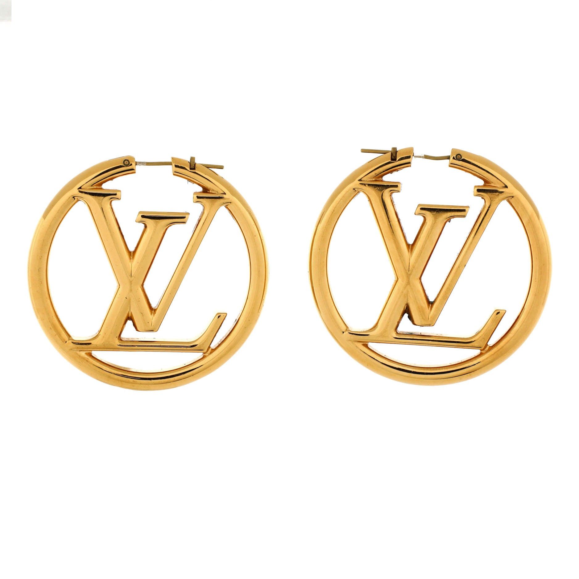 Louis Vuitton Louise Hoop Earrings Size ONE SIZE - 1 Thumbnail