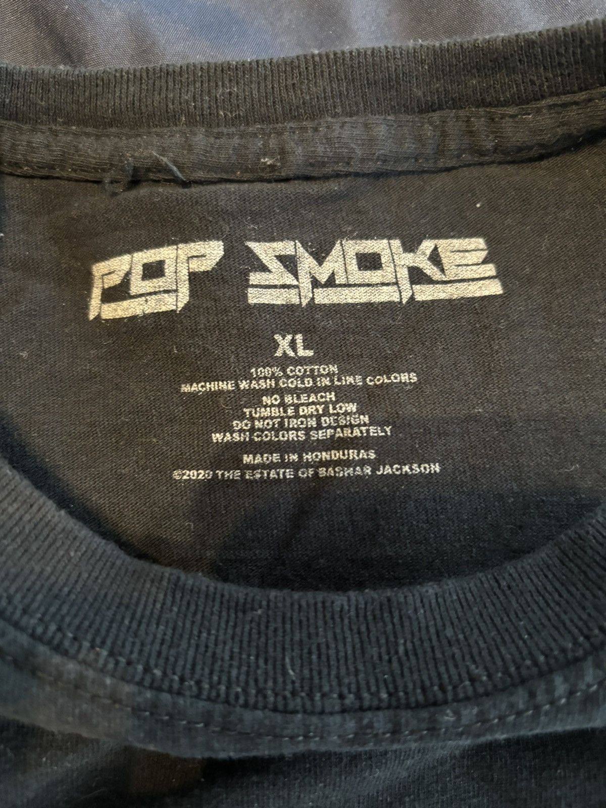Rap Tees × Vintage Pop Smoke King Of New York Black Tee Size XL Size US XL / EU 56 / 4 - 2 Thumbnail